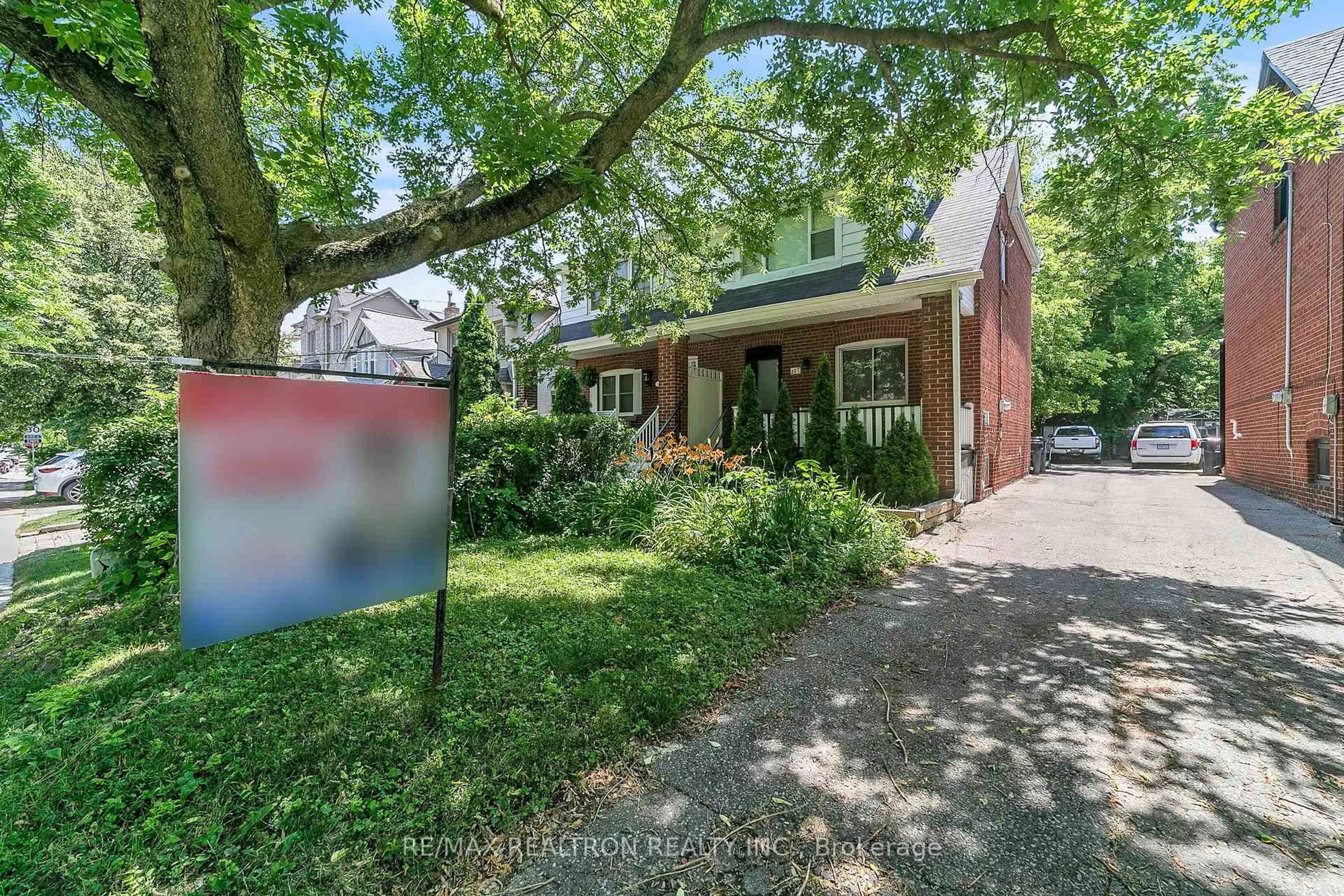 Home with brick exterior material, street for 327 Deloraine Ave, Toronto Ontario M5M 2B4