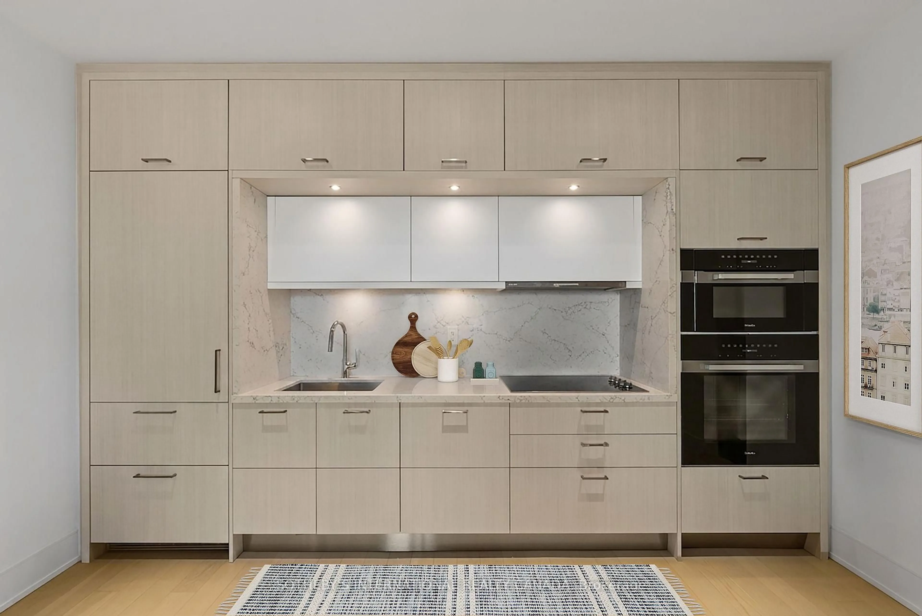 Contemporary kitchen, unknown for 155 Merchants' Wharf #832, Toronto Ontario M5A 0Y4