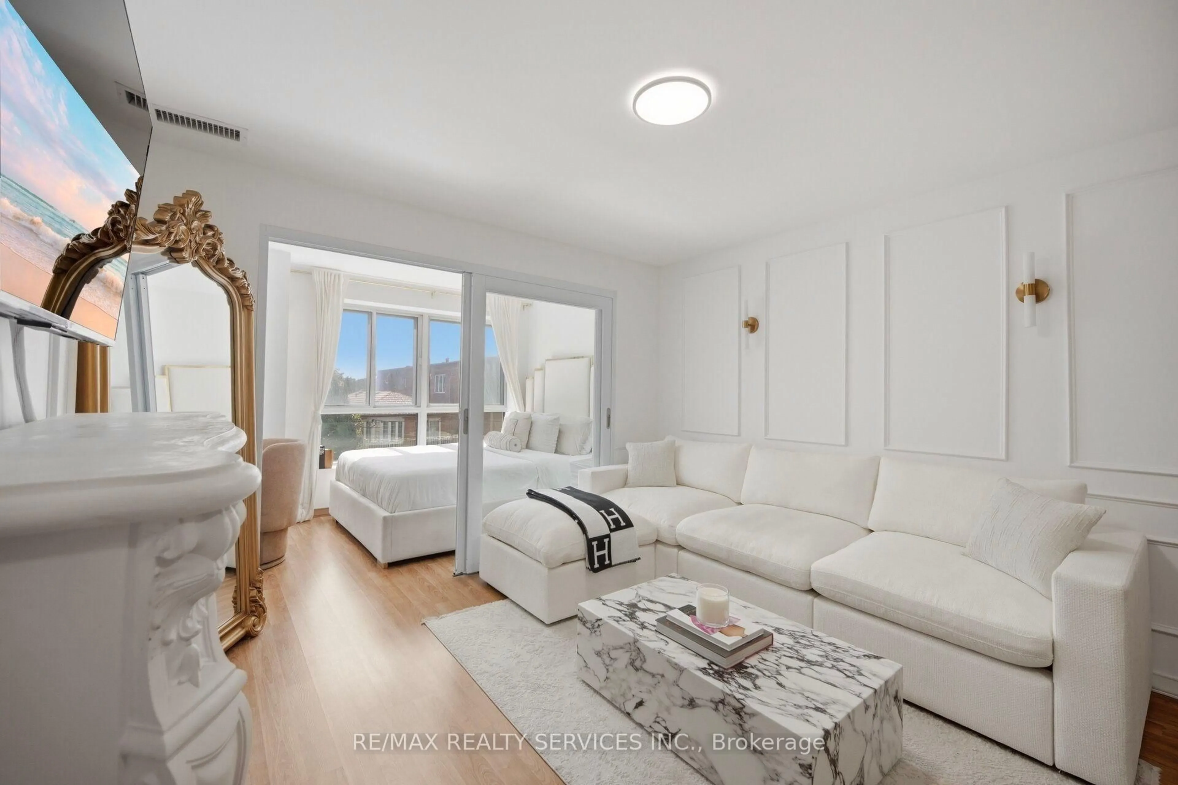 Living room with furniture, unknown for 15 Maplewood Ave #310, Toronto Ontario M6C 4B4
