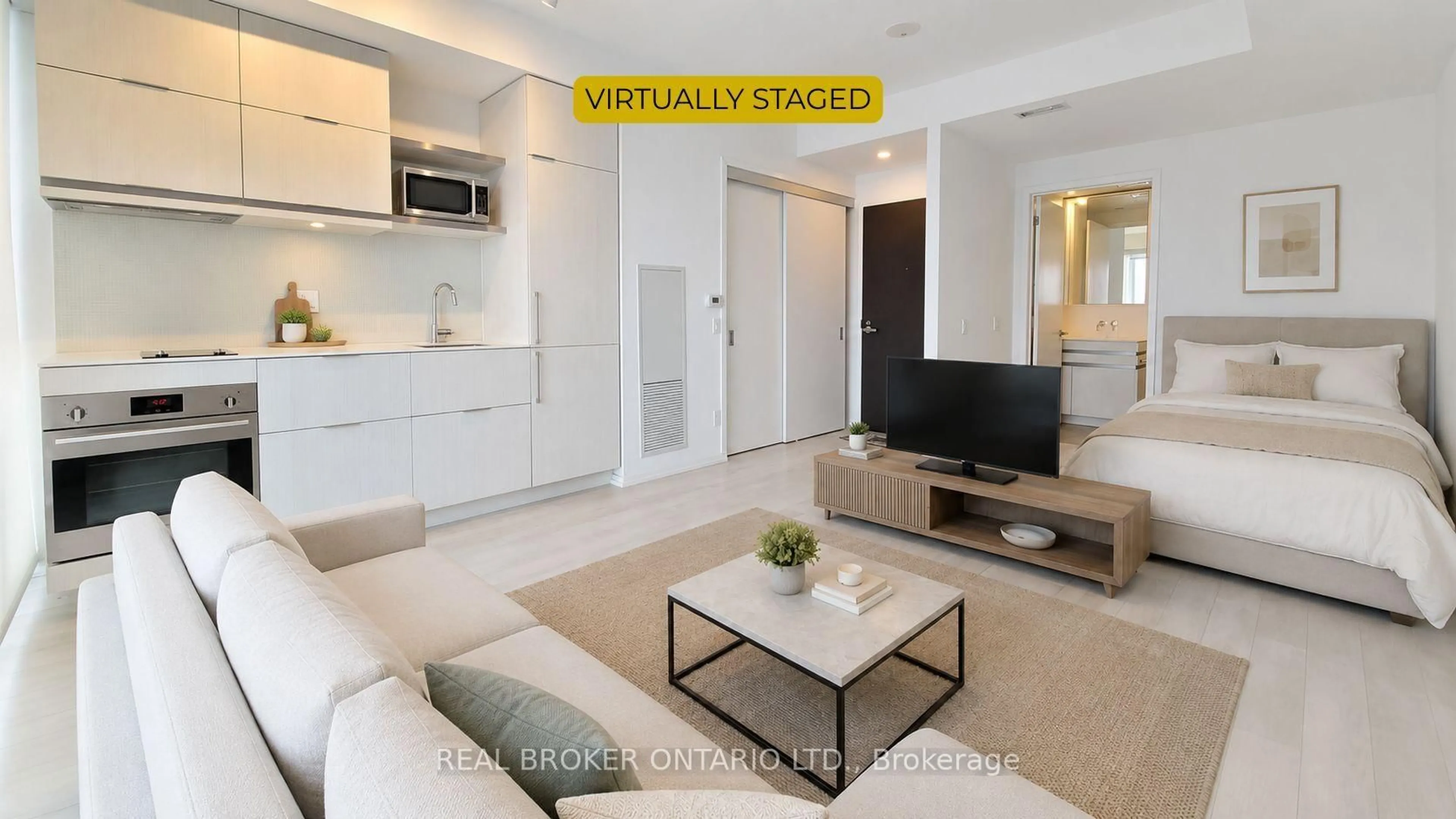 Living room with furniture, unknown for 197 Yonge St #1608, Toronto Ontario M5B 0C1