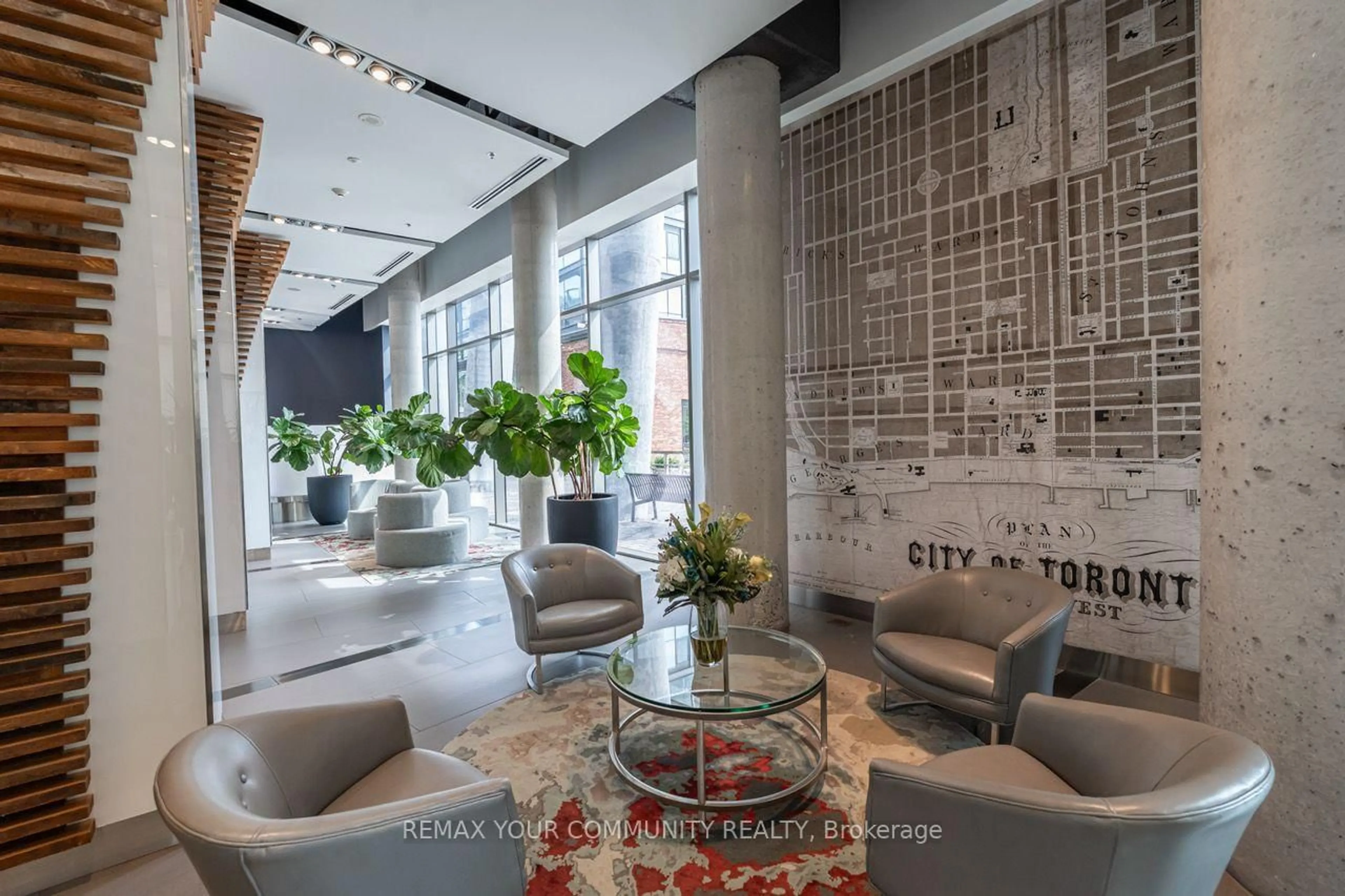 Lobby for 70 Distillery Lane #3704, Toronto Ontario M5A 0E3