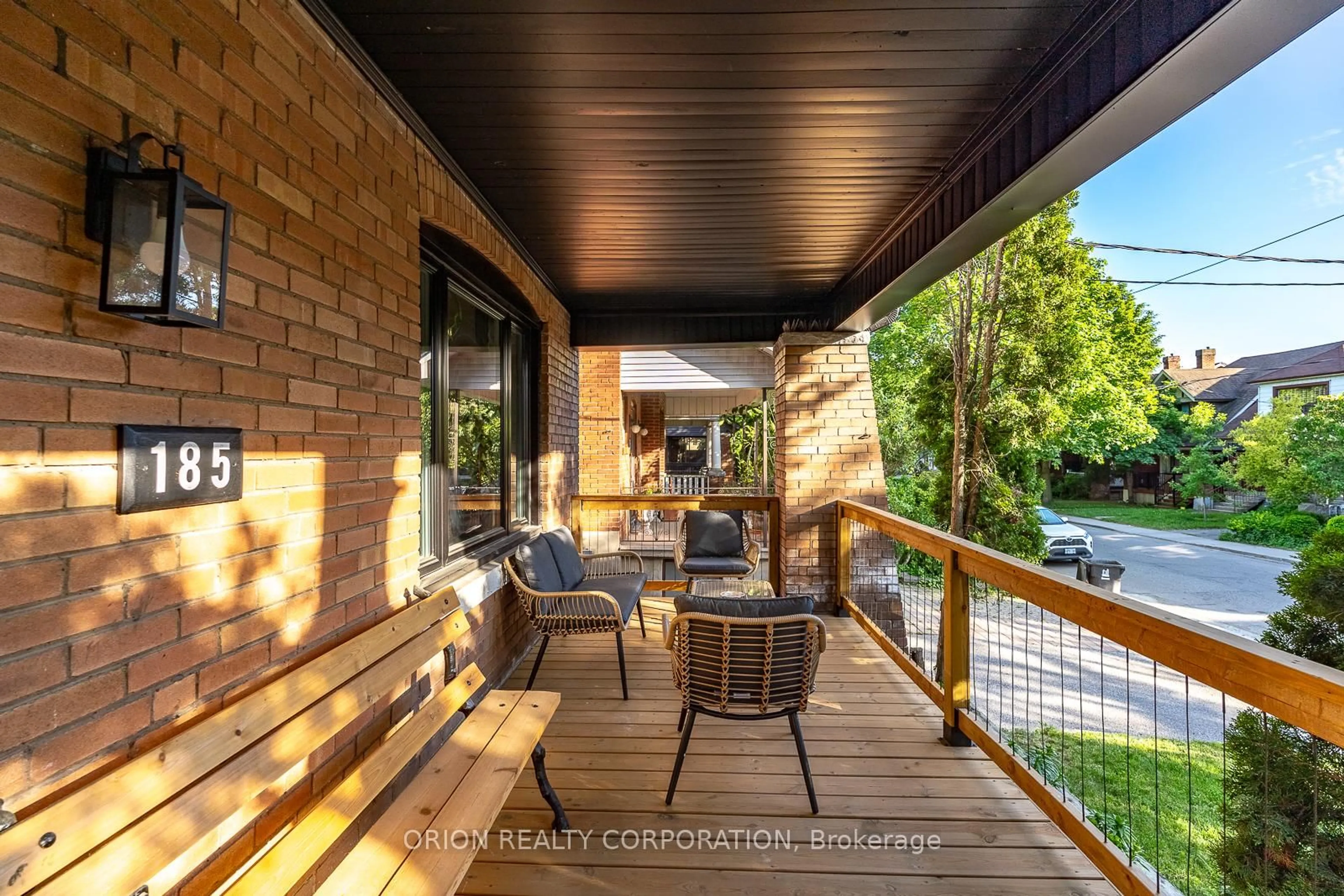 Patio, street for 185 Glenholme Ave, Toronto Ontario M6E 3C5