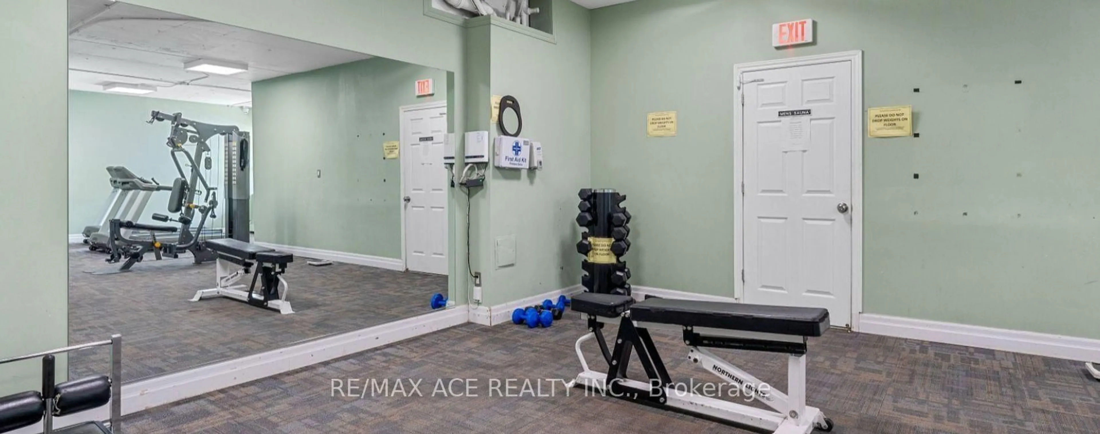 Gym or fitness room for 25 Sunrise Ave #506, Toronto Ontario M4A 2S2