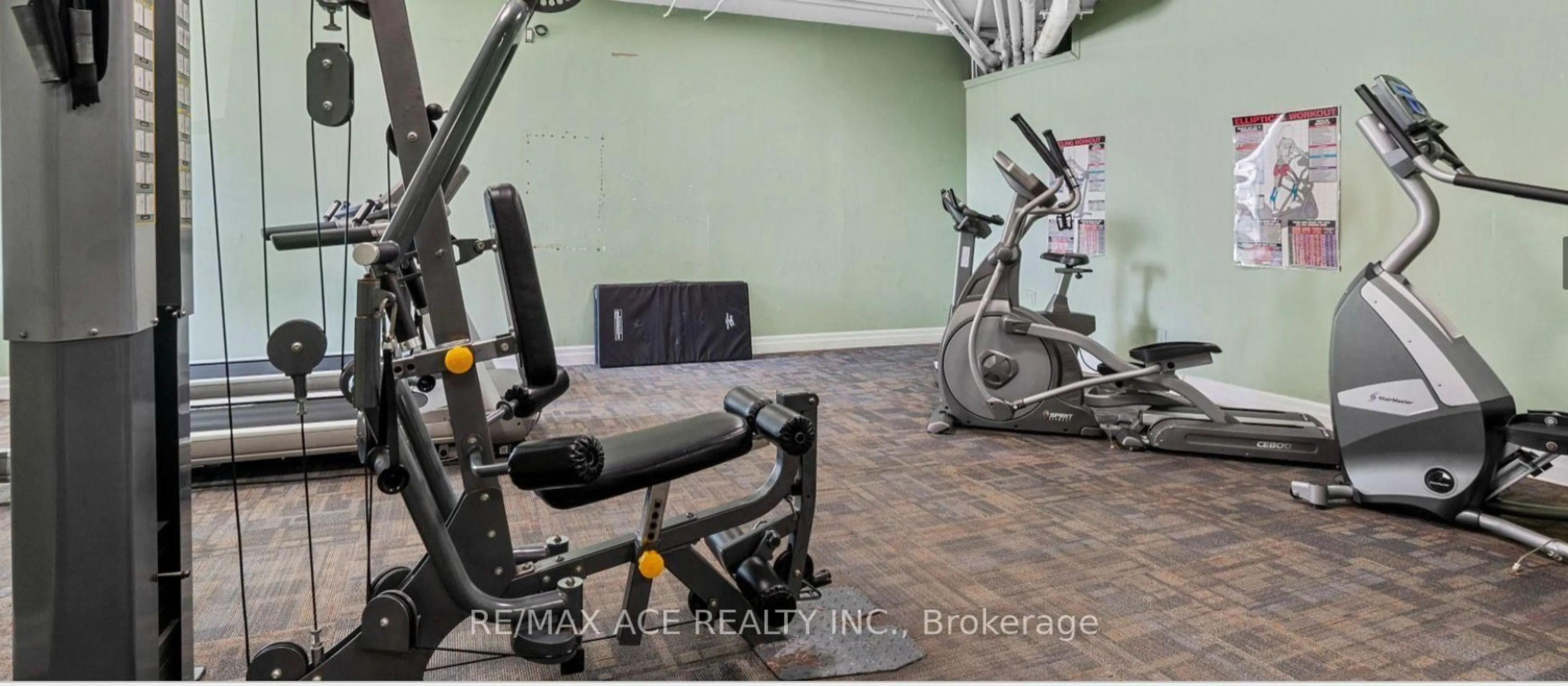 Gym or fitness room for 25 Sunrise Ave #506, Toronto Ontario M4A 2S2