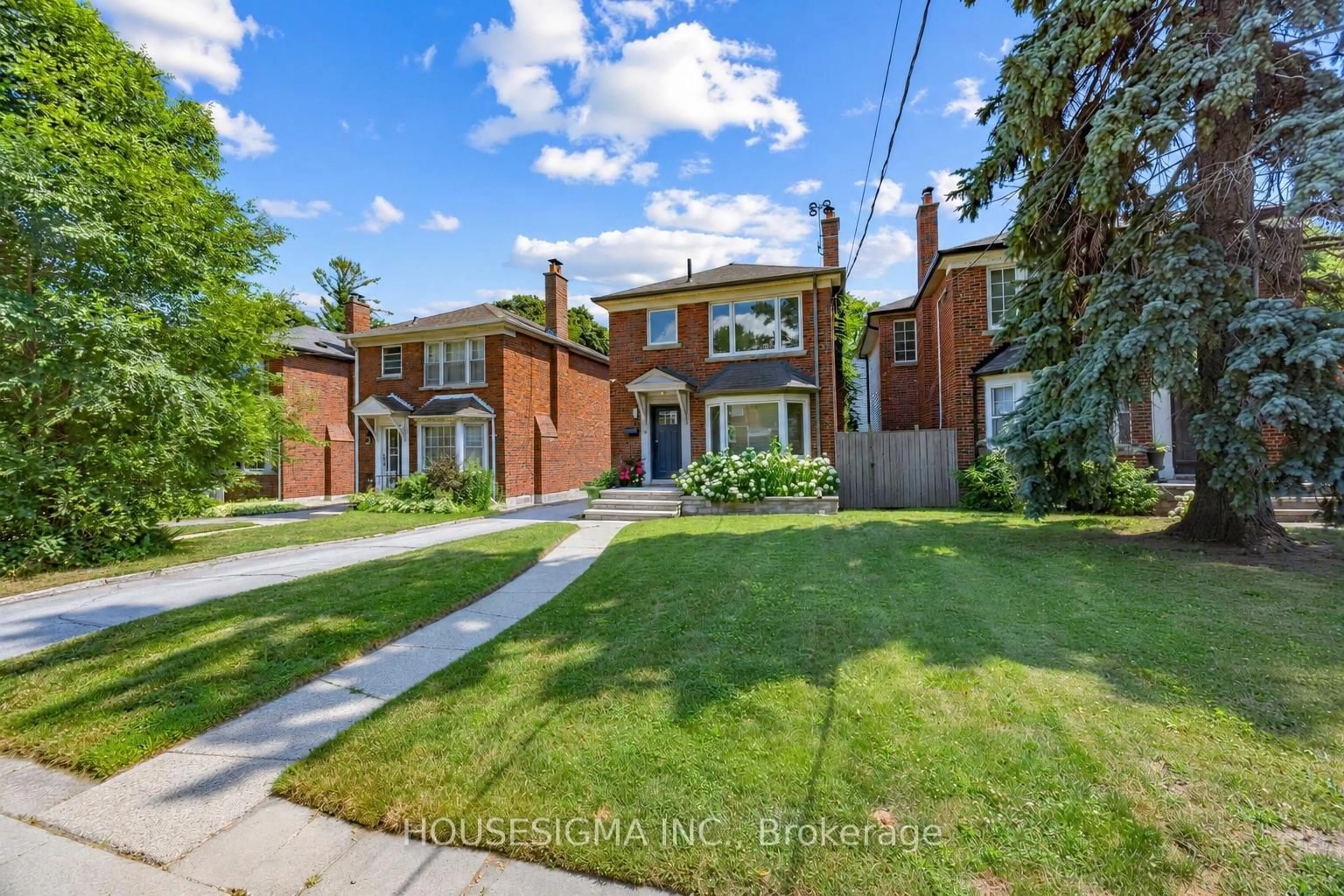 Home with brick exterior material, street for 19 Parklea Dr, Toronto Ontario M4G 2J5