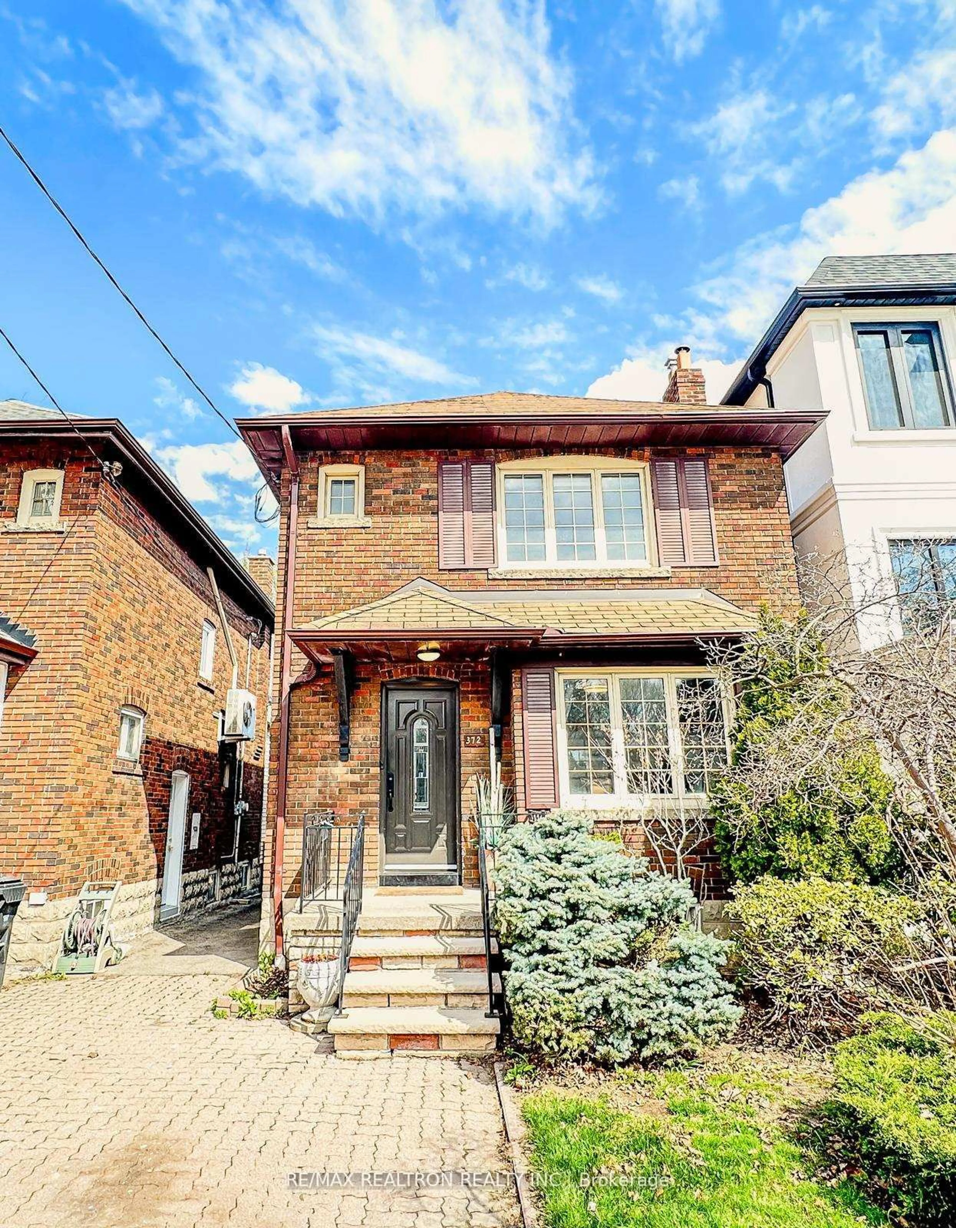 Home with brick exterior material, street for 372 St Germain Ave, Toronto Ontario M5M 1W5