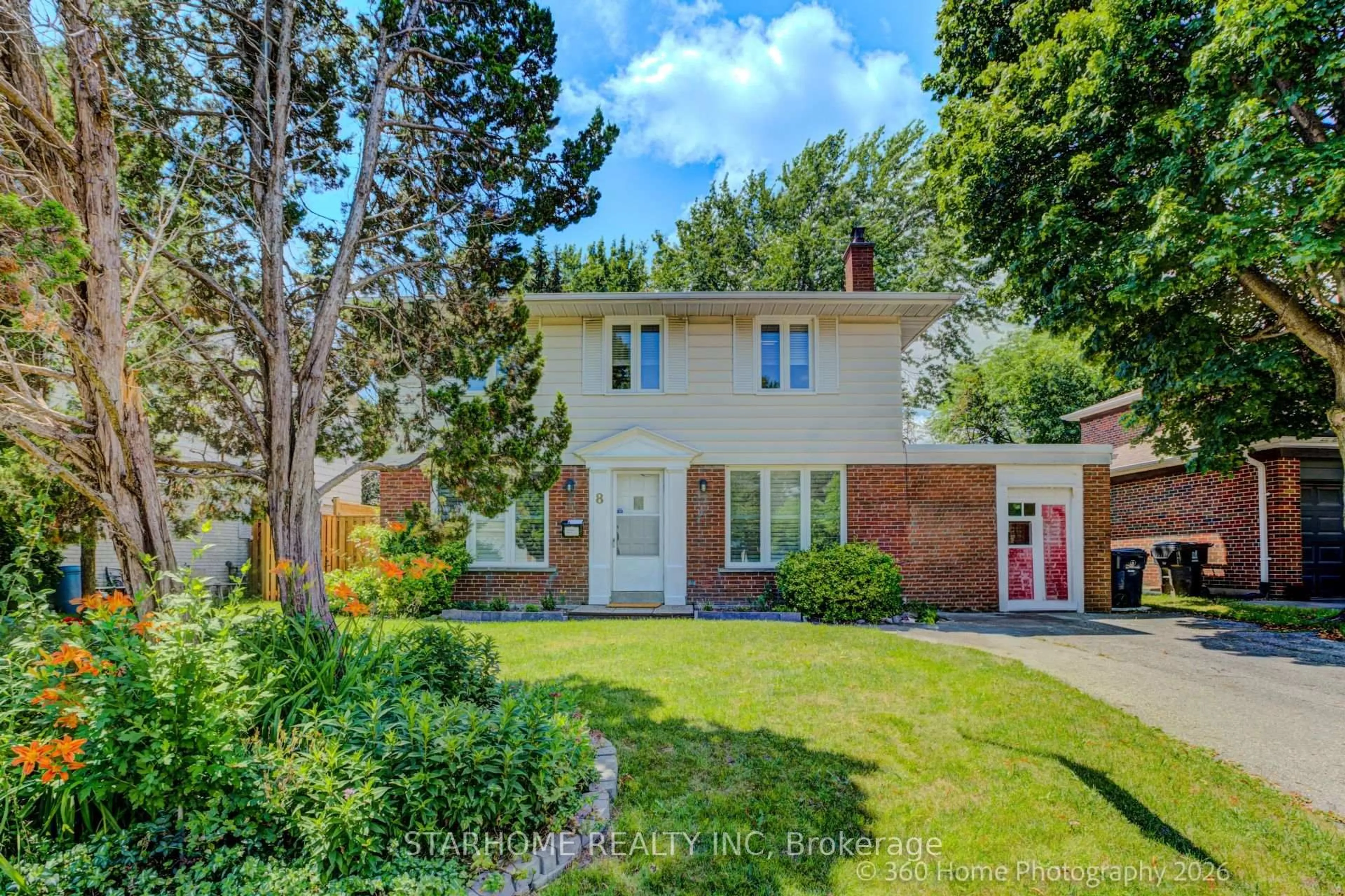 Home with brick exterior material, street for 8 Shaughnessy Blvd, Toronto Ontario M2J 1H5