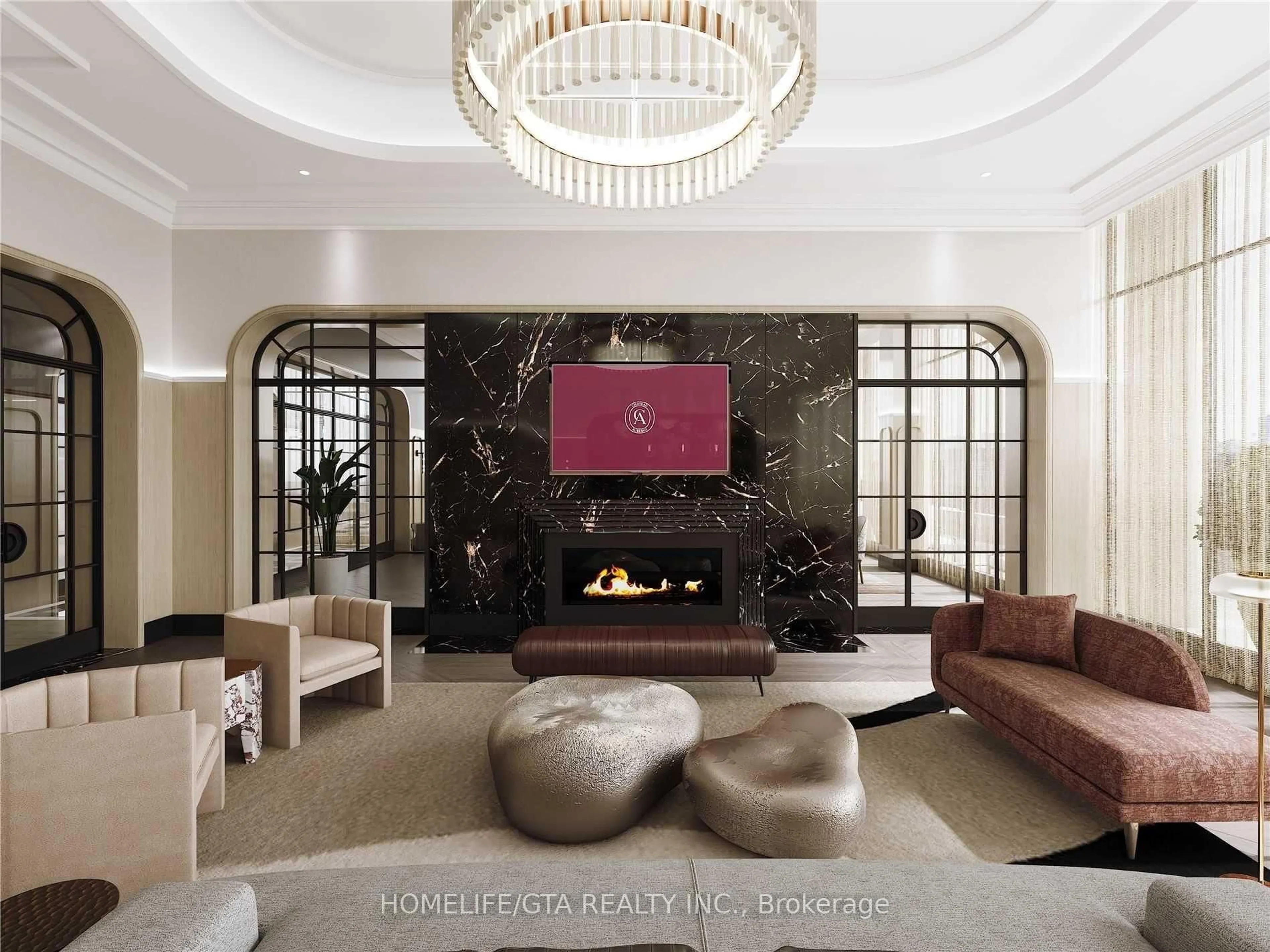 Lobby for 10 Inn On The Park Dr #605, Toronto Ontario M3C 0P9