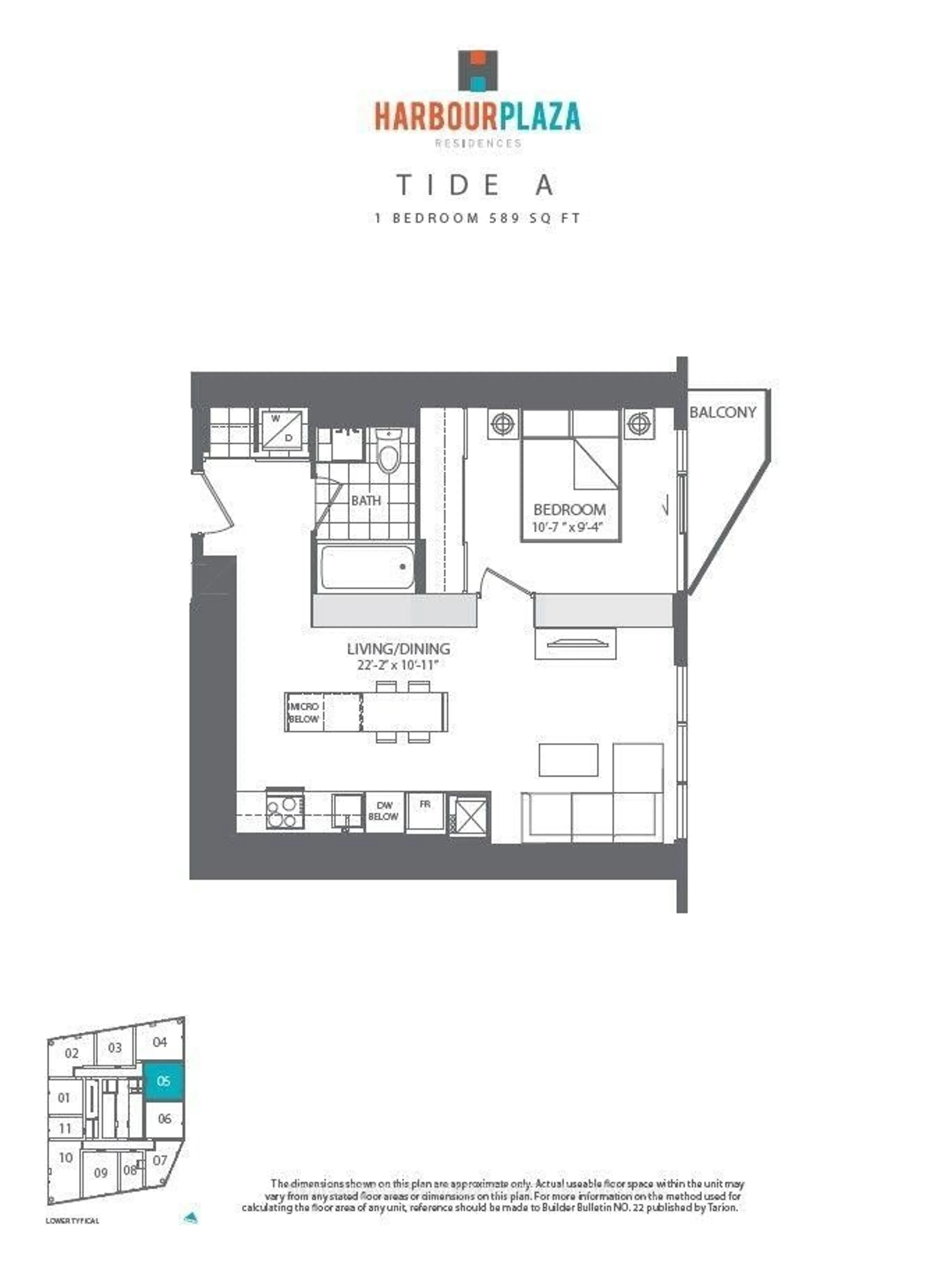 Floor plan for 100 Harbour St #3005, Toronto Ontario M5J 0B5