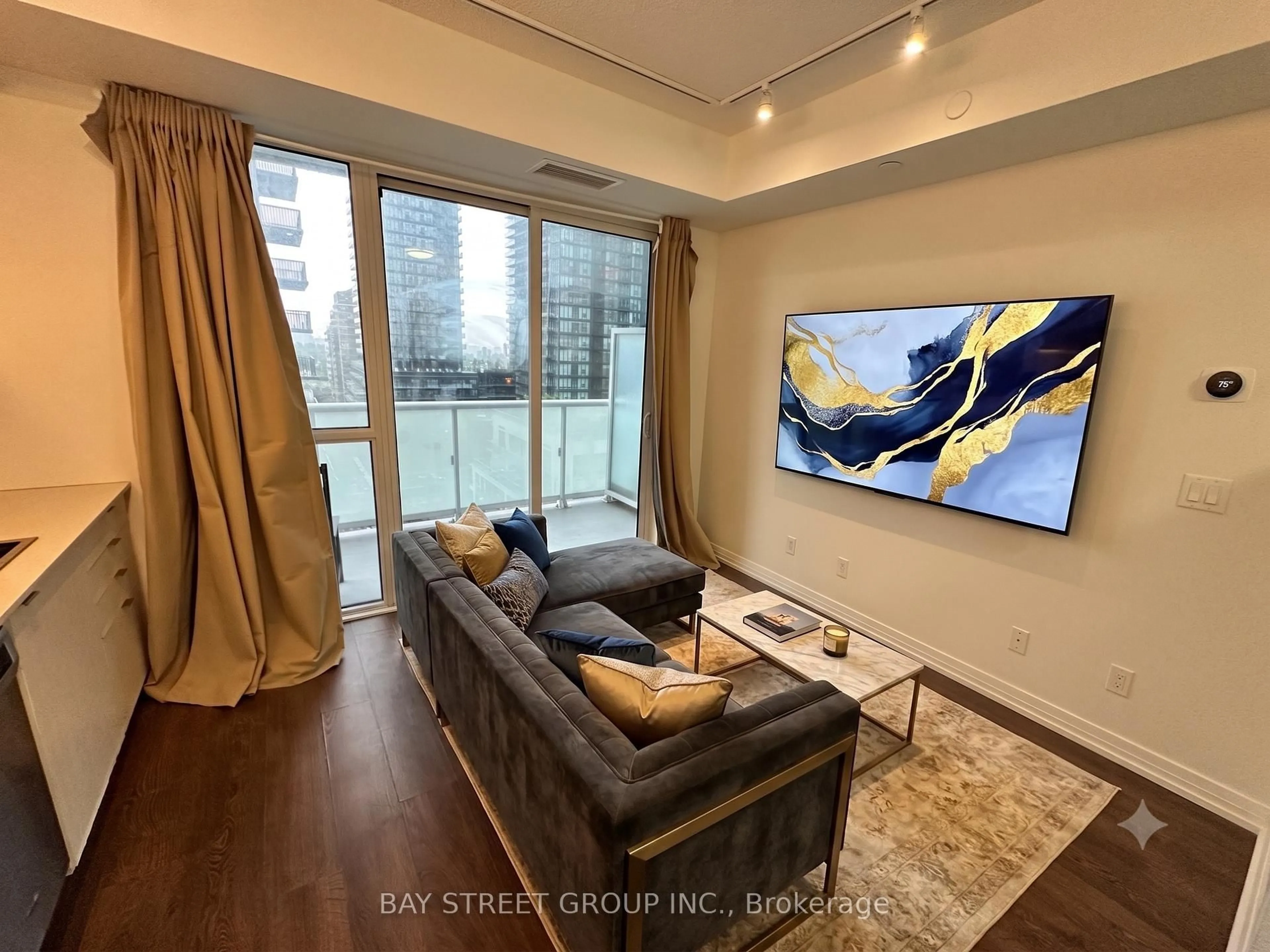 Living room with furniture, unknown for 101 erskine Ave #1106, Toronto Ontario M4P 0C5
