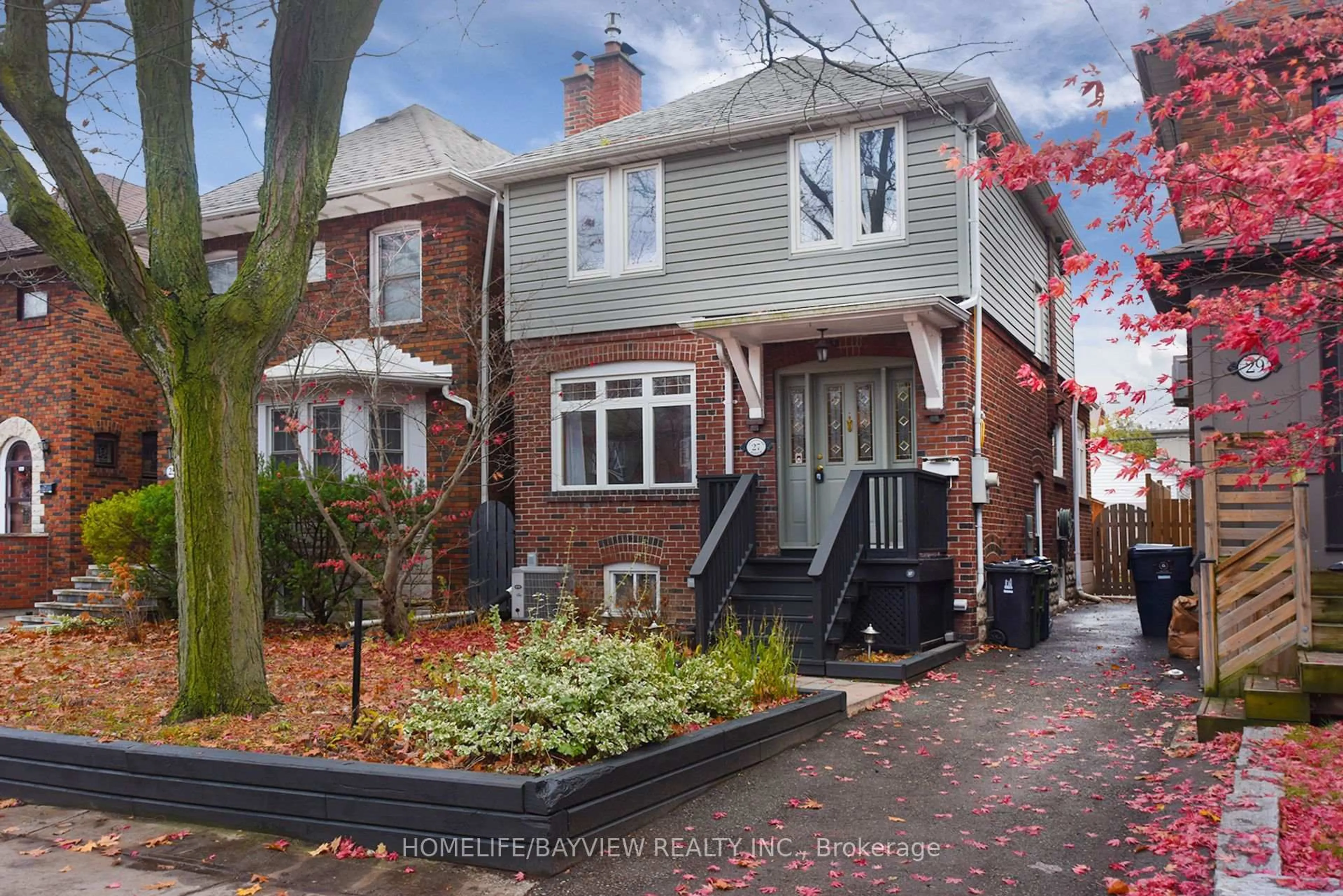 Home with brick exterior material, street for 27 Cranbrooke Ave, Toronto Ontario M5M 1M3