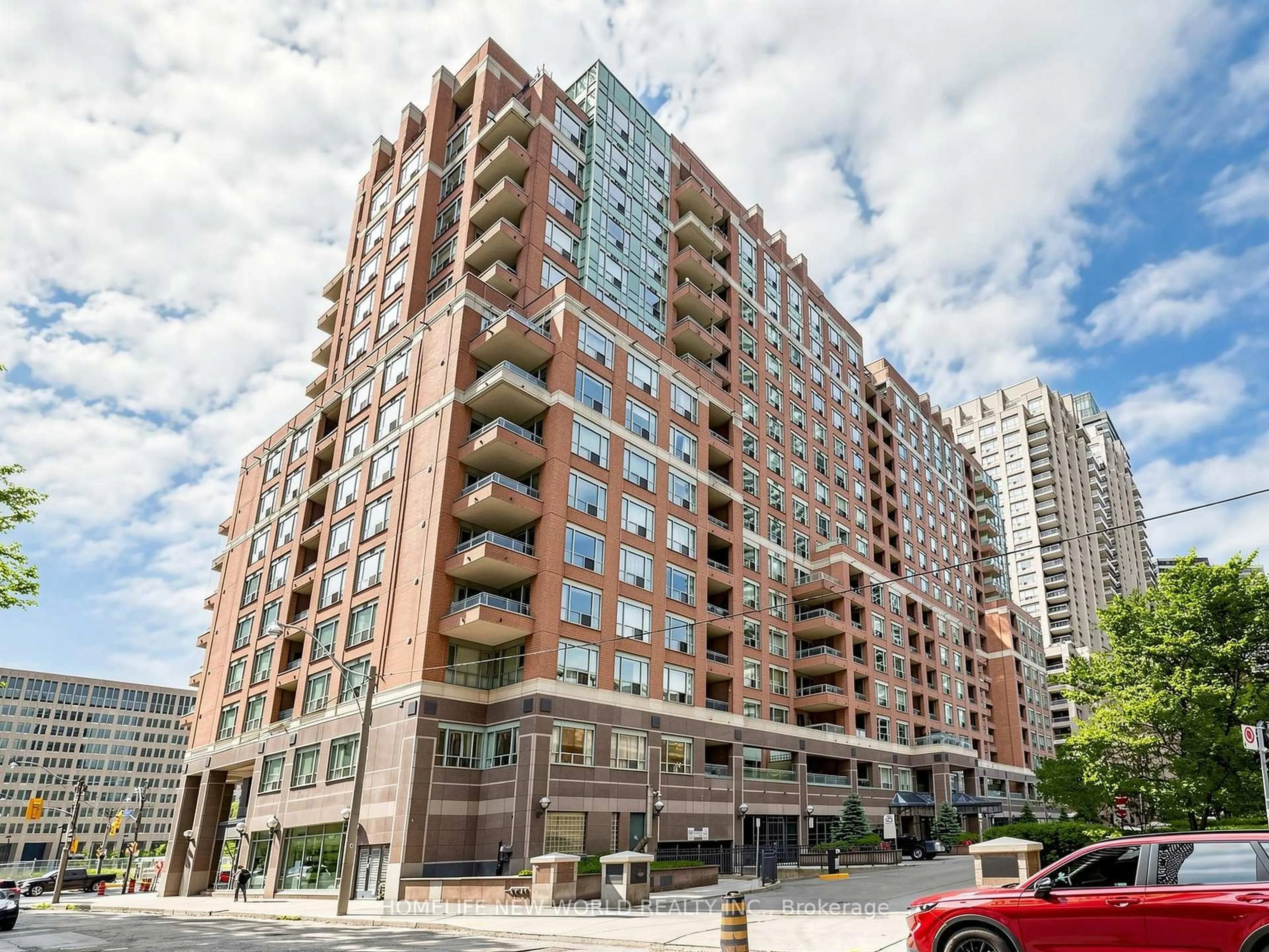 Patio, building for 887 Bay St ##708, Toronto Ontario M5S 3K4