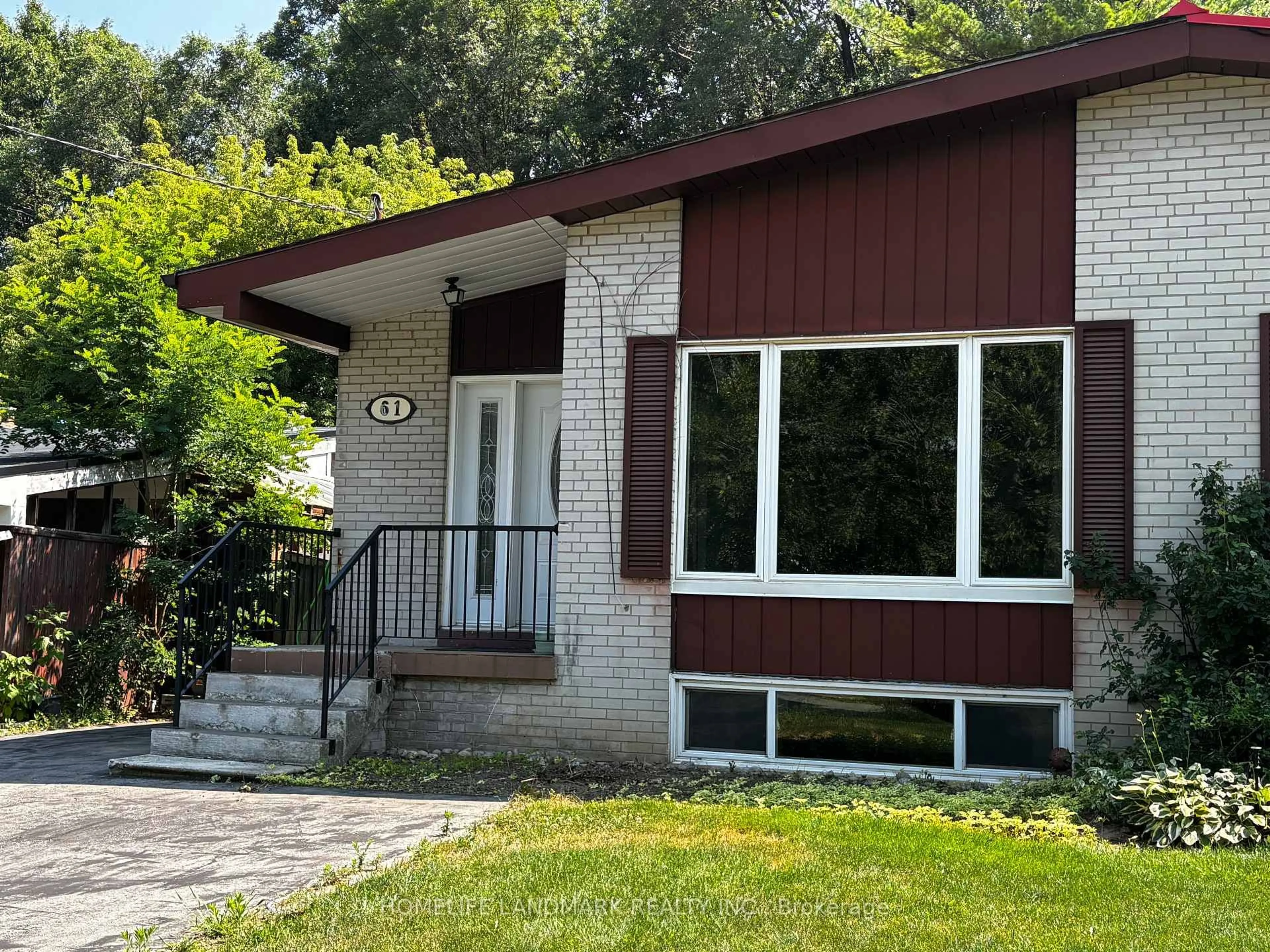 Home with brick exterior material, street for 61 Northey Dr, Toronto Ontario M2L 2S8