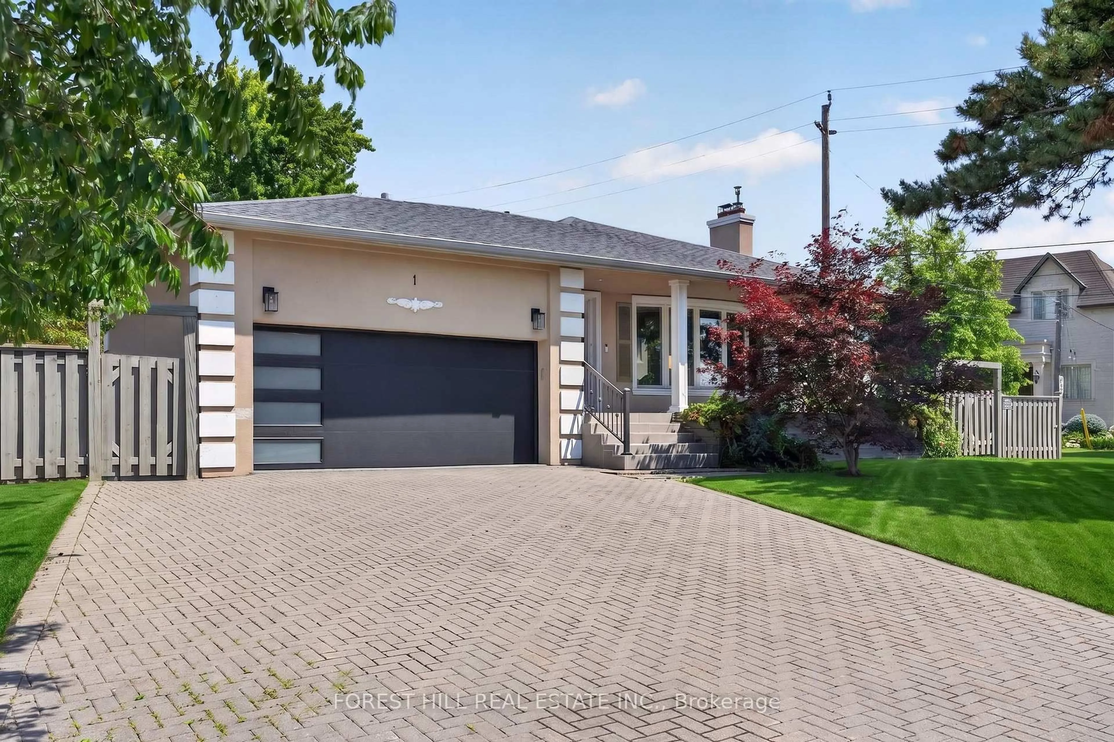 Home with brick exterior material, street for 1 Heathview Ave, Toronto Ontario M2K 2B9