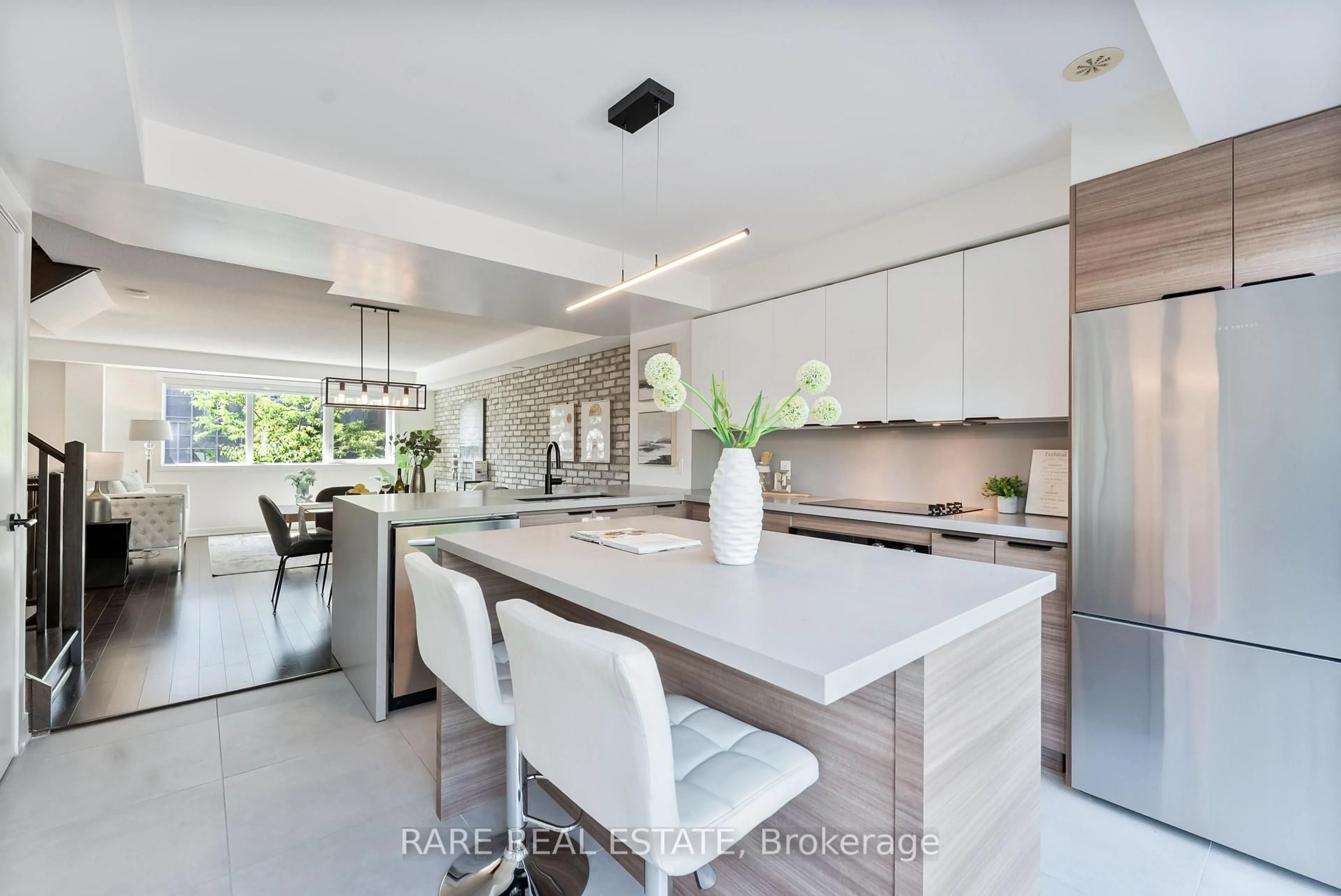 Contemporary kitchen, ceramic/tile floor for 38 Cole St, Toronto Ontario M5A 0A3