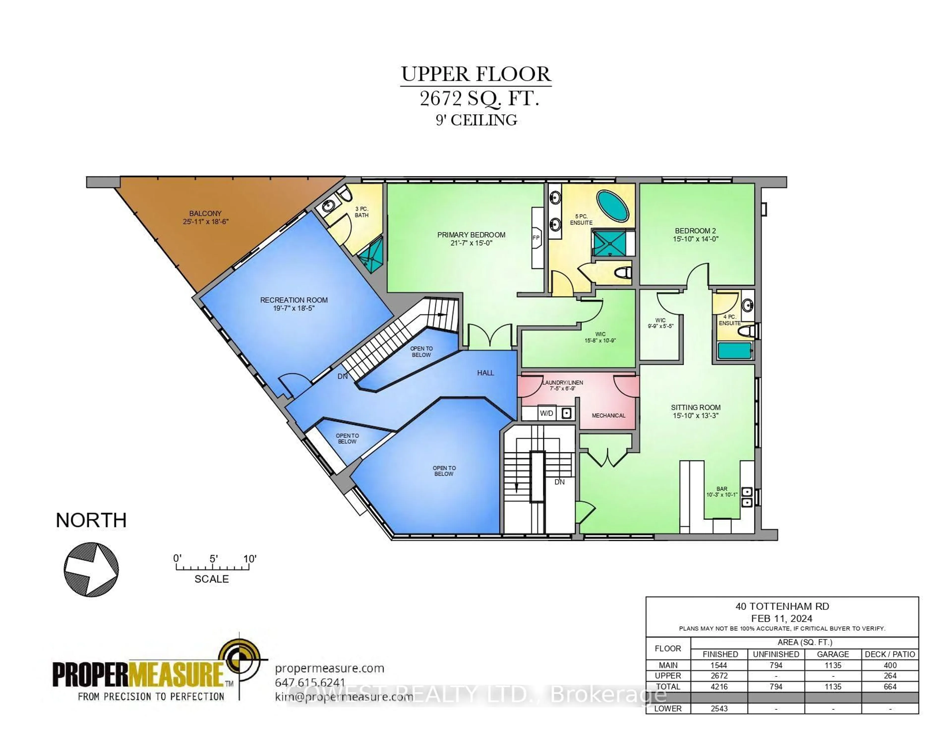 Floor plan for 40 Tottenham Rd, Toronto Ontario M3C 2J4