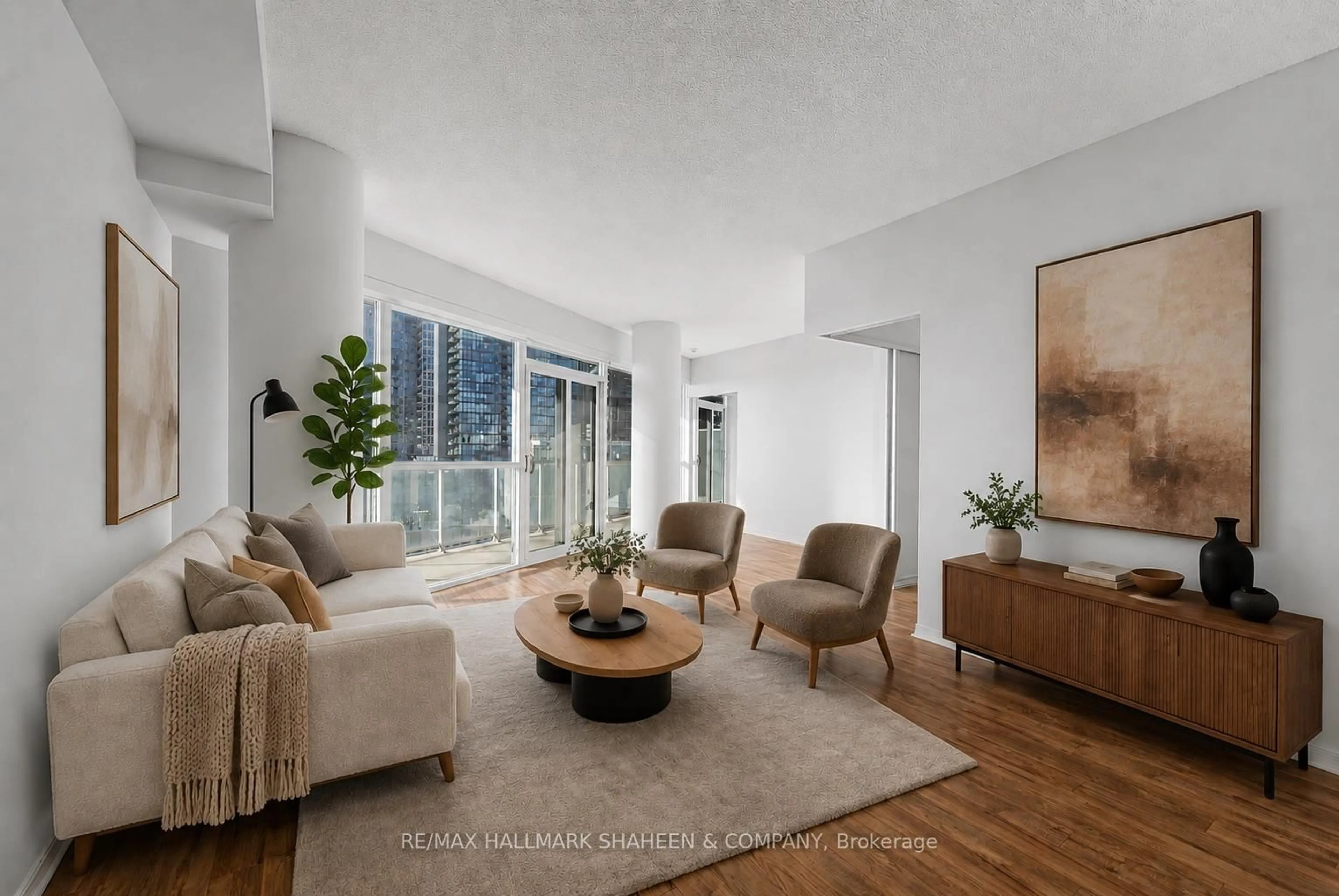 Living room with furniture, unknown for 352 Front St #1815, Toronto Ontario M5V 1B5