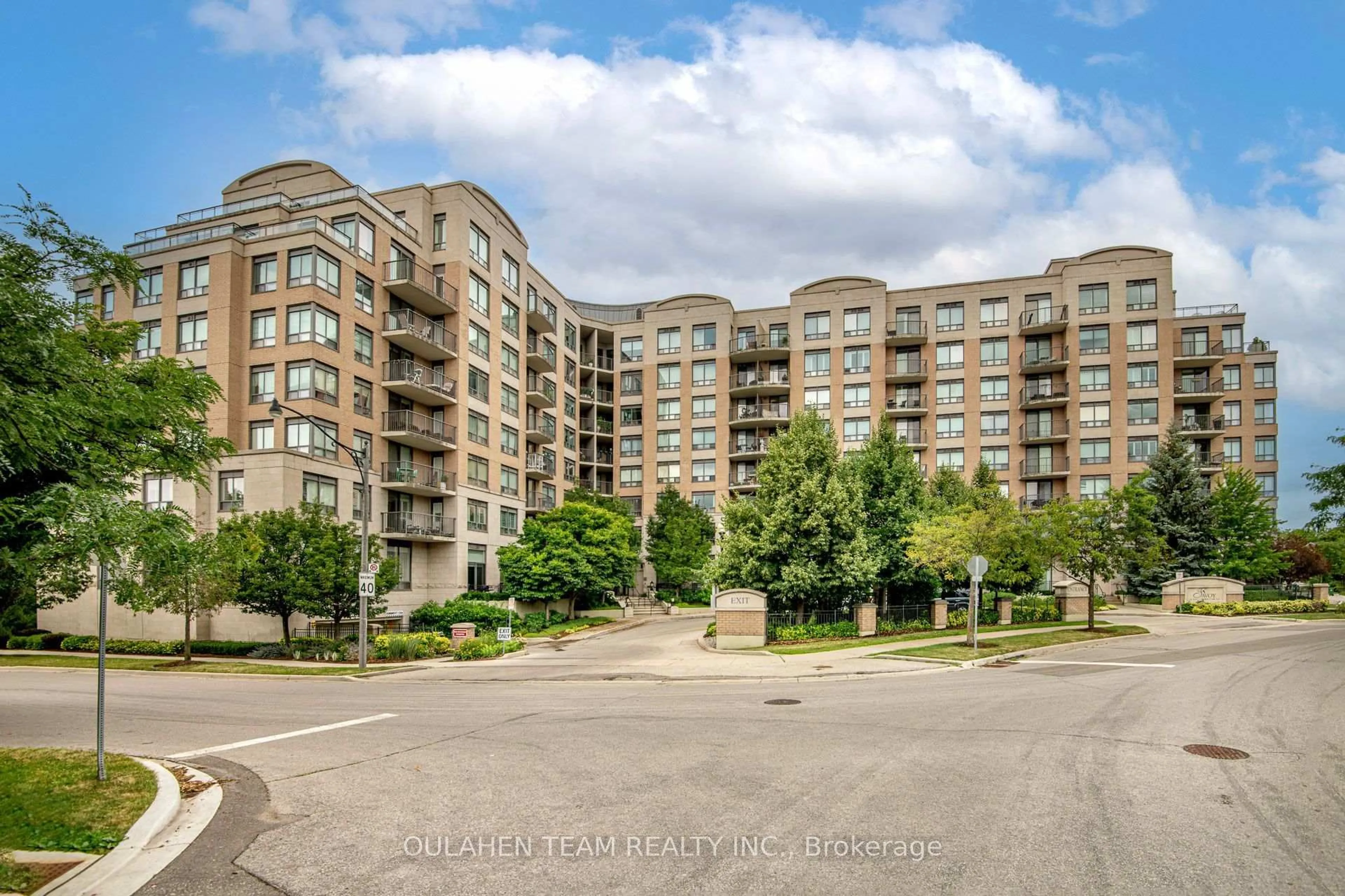 A pic from outside/outdoor area/front of a property/back of a property/a pic from drone, unknown for 16 Dallimore Circ #212, Toronto Ontario M3C 4C4