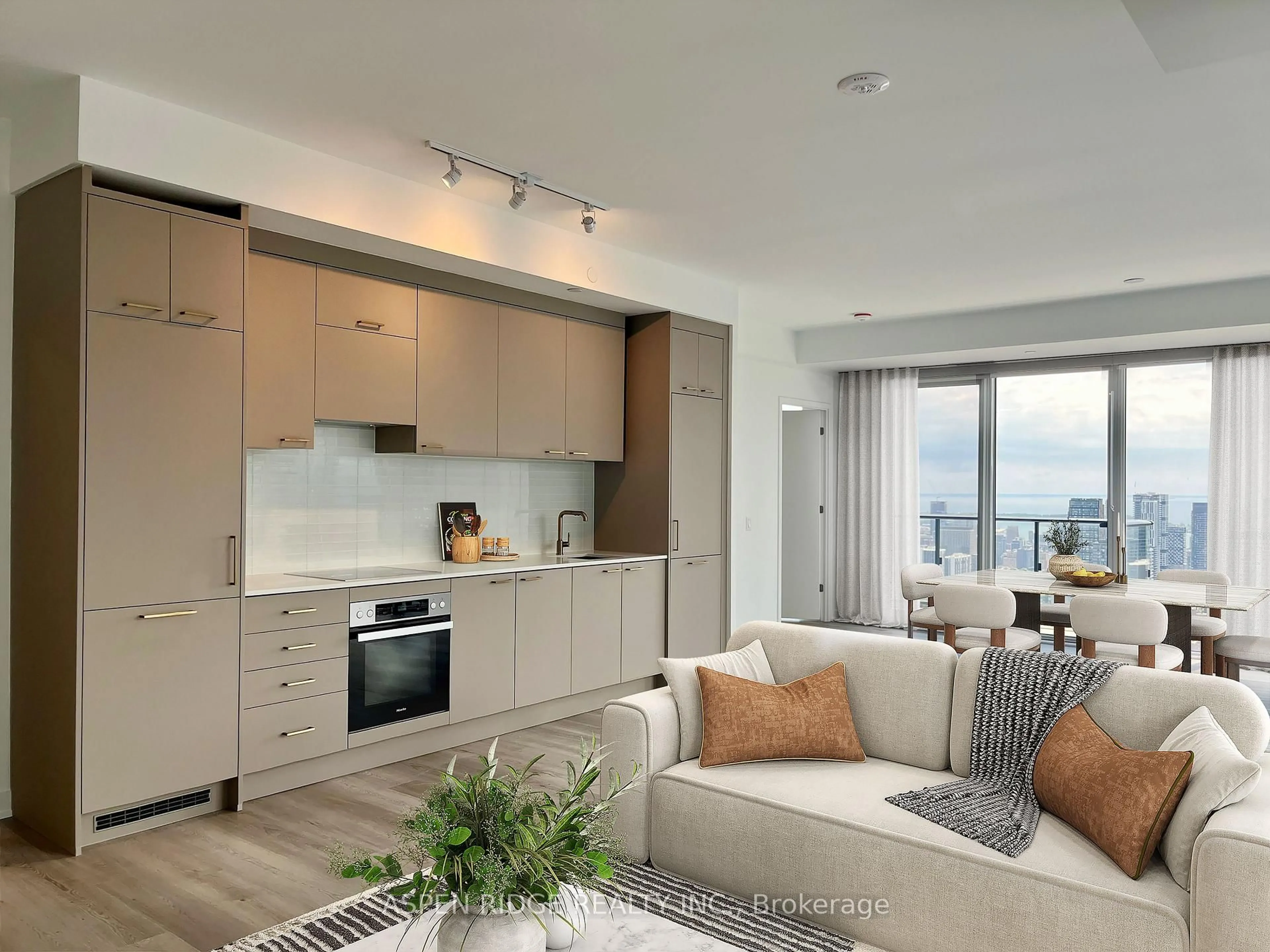 Open concept kitchen, unknown for 634 Church St #4507, Toronto Ontario M5V 0S5
