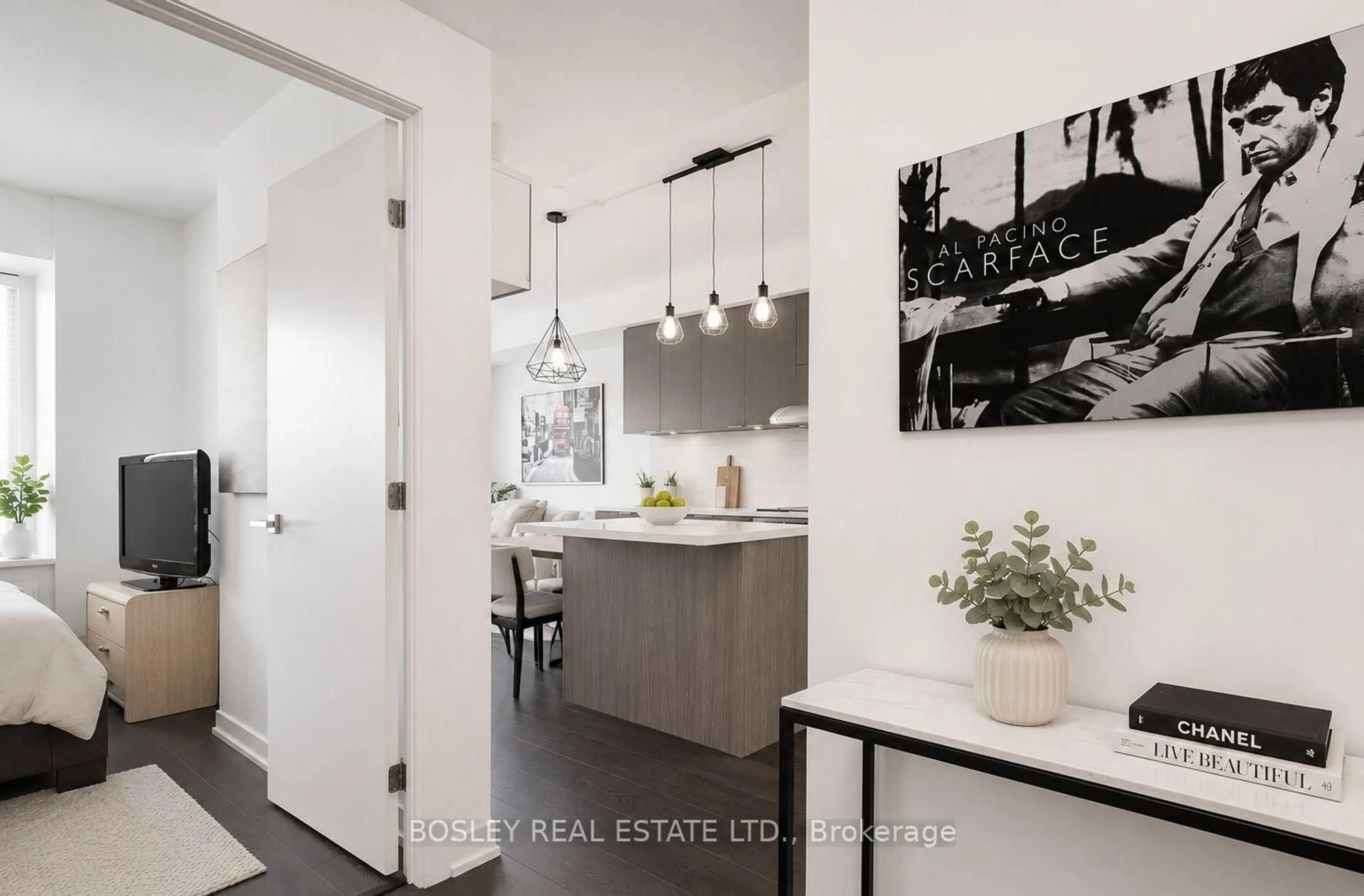 Contemporary kitchen, ceramic/tile floor for 223 St Clair Ave #209, Toronto Ontario M4V 1R3