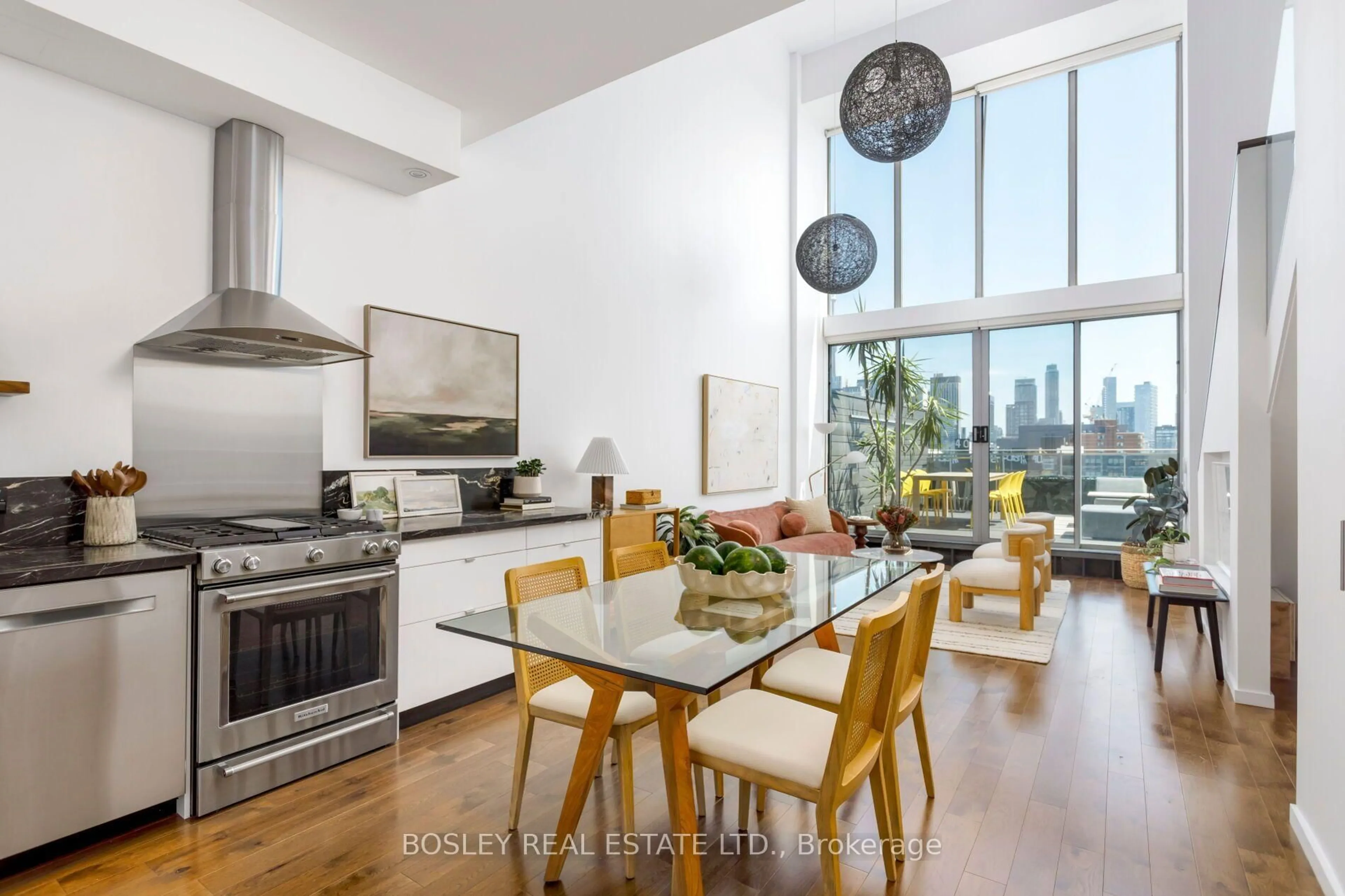 Open concept kitchen, unknown for 160 Baldwin St #614, Toronto Ontario M5T 3K7