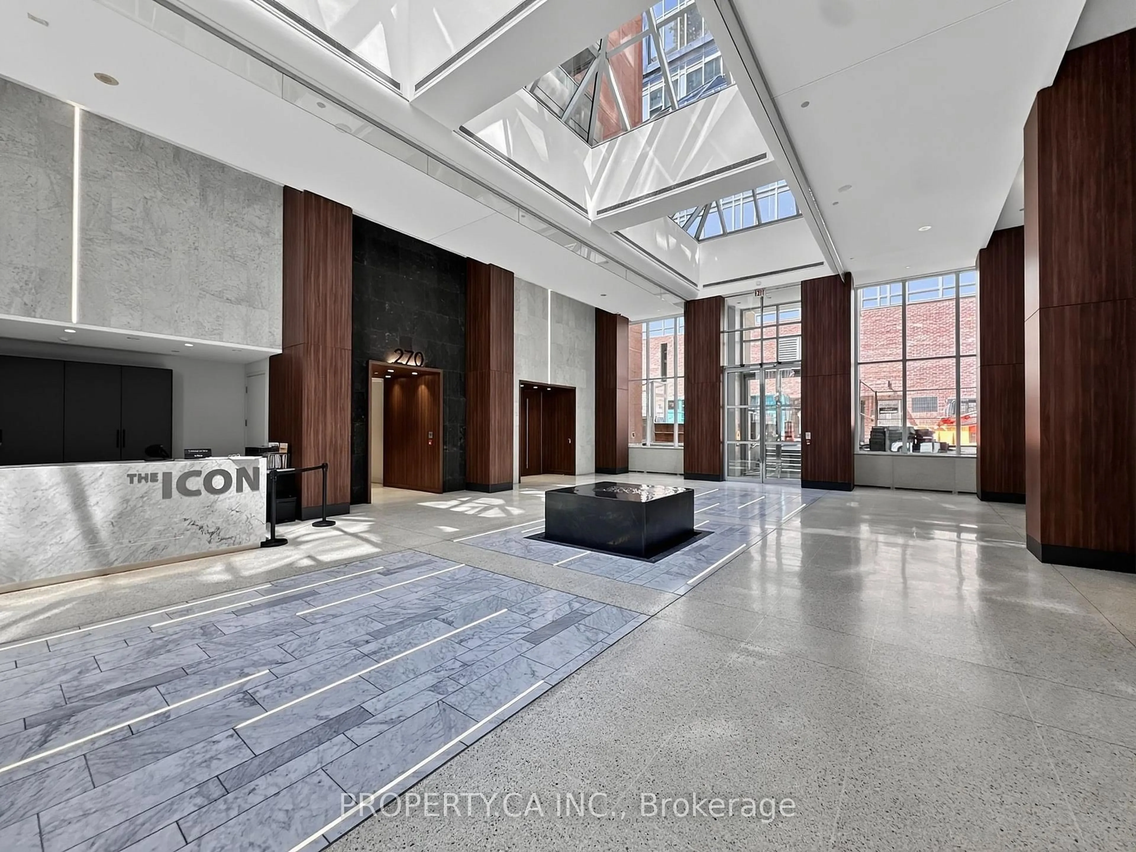 Indoor foyer for 250 Wellington St #329, Toronto Ontario M5V 3P6