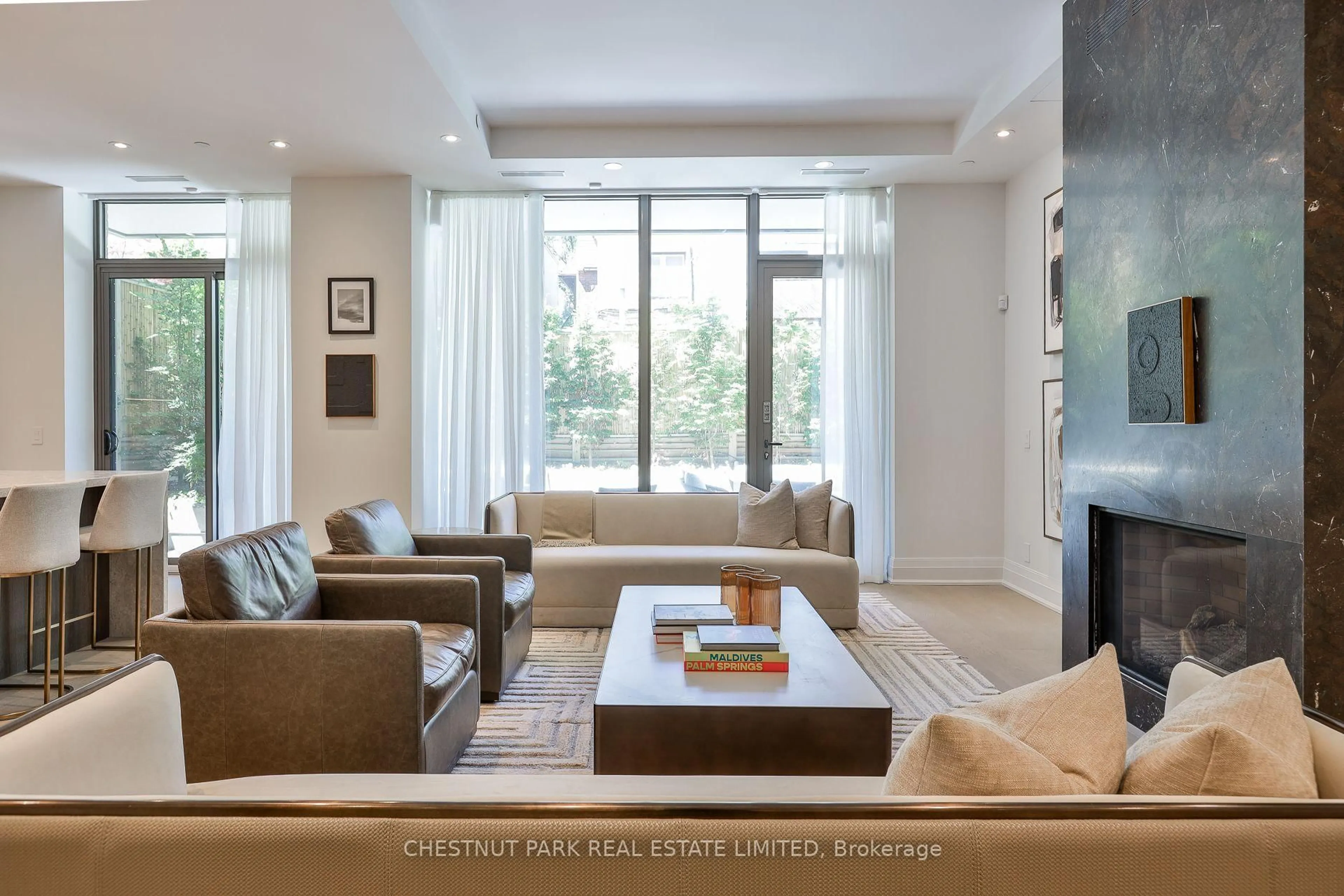 Living room with furniture, unknown for 10 Prince Arthur Ave #Garden Home 1, Toronto Ontario M5R 1A9