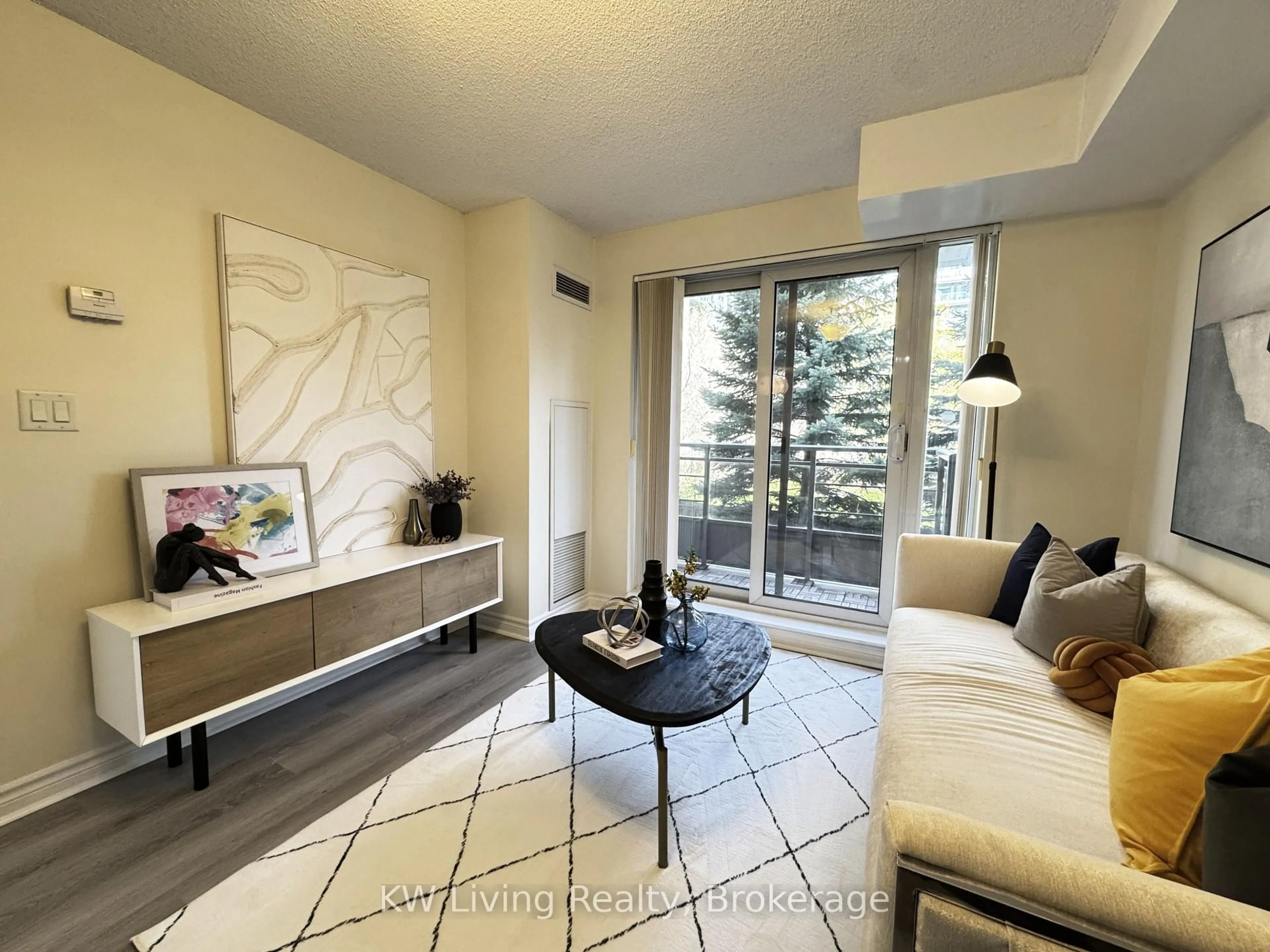 Living room with furniture, unknown for 19 Barberry Pl #204, Toronto Ontario M2K 3E3