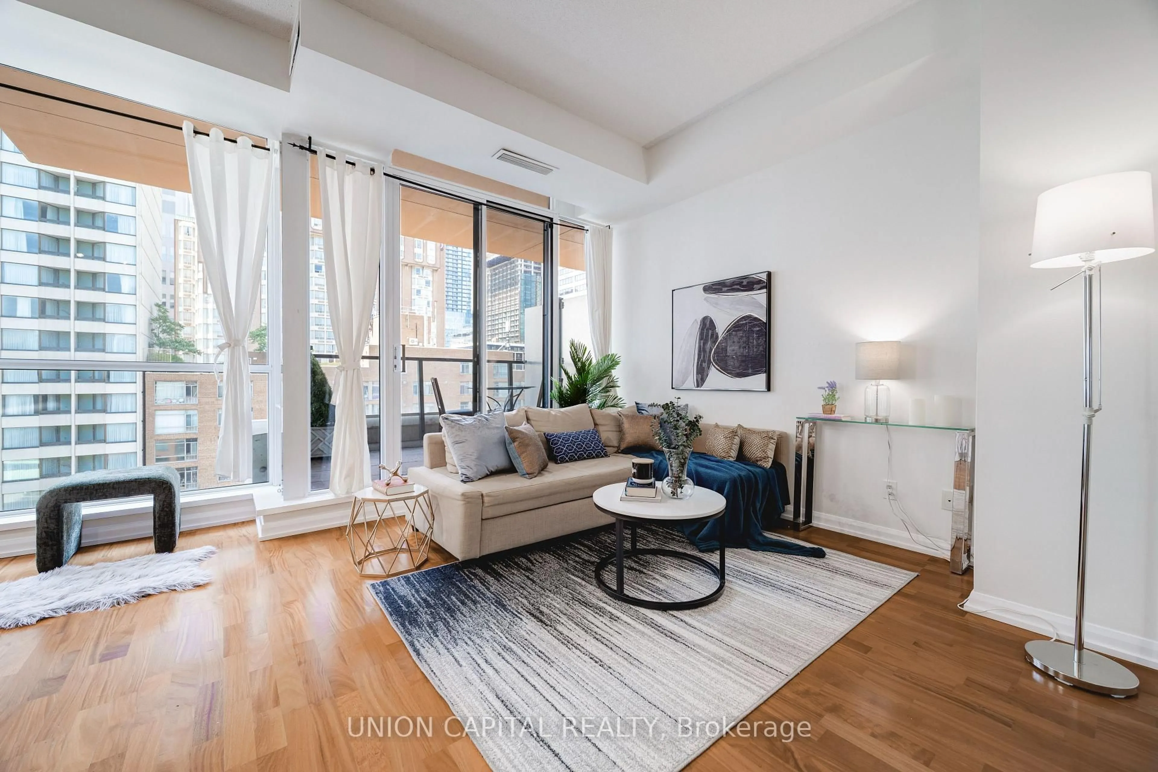 Living room with furniture, unknown for 111 Elizabeth St #1820, Toronto Ontario M5G 1P7