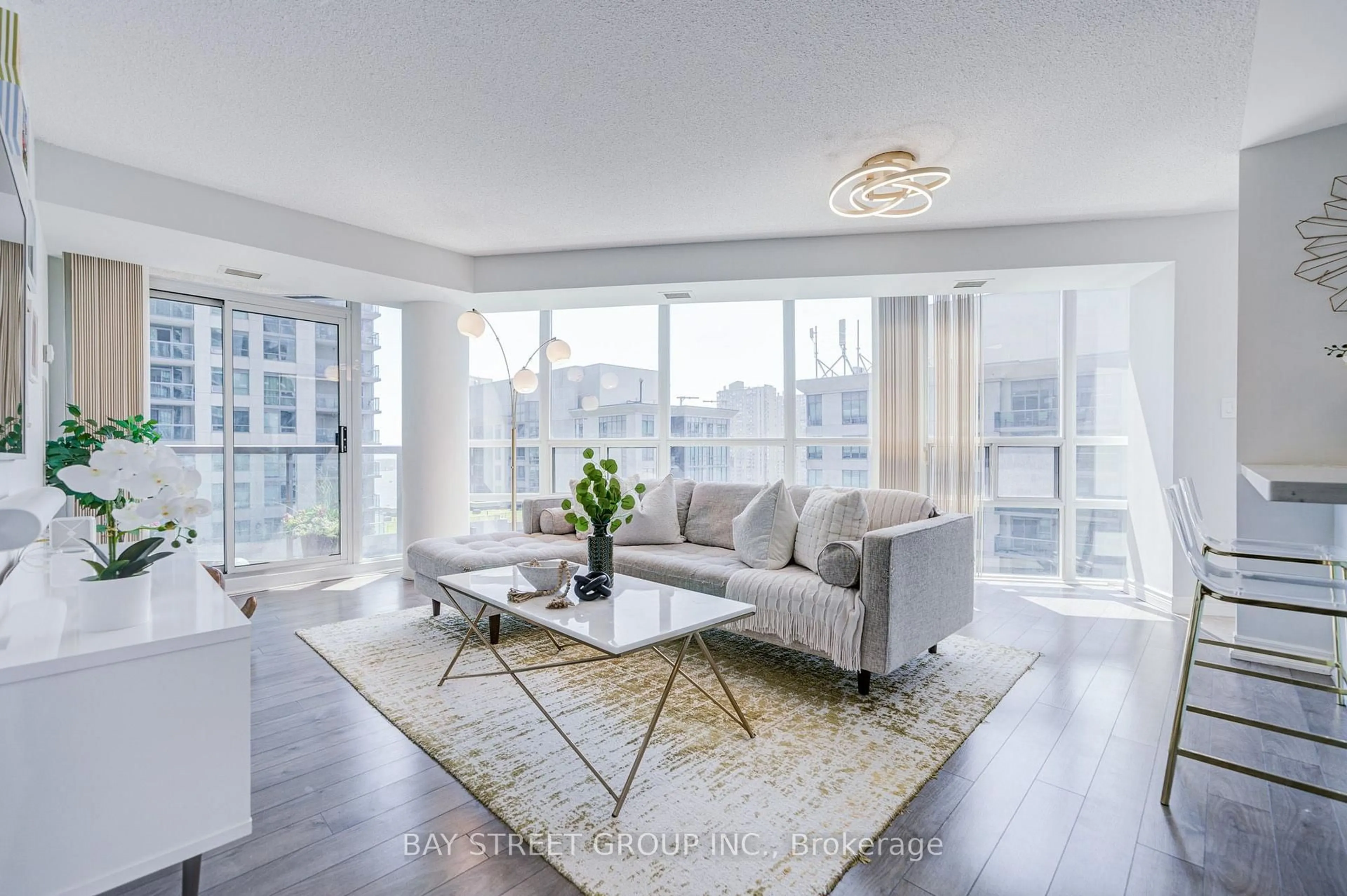 Living room with furniture, unknown for 30 Grand Trunk Cres #1811, Toronto Ontario M5J 3A4