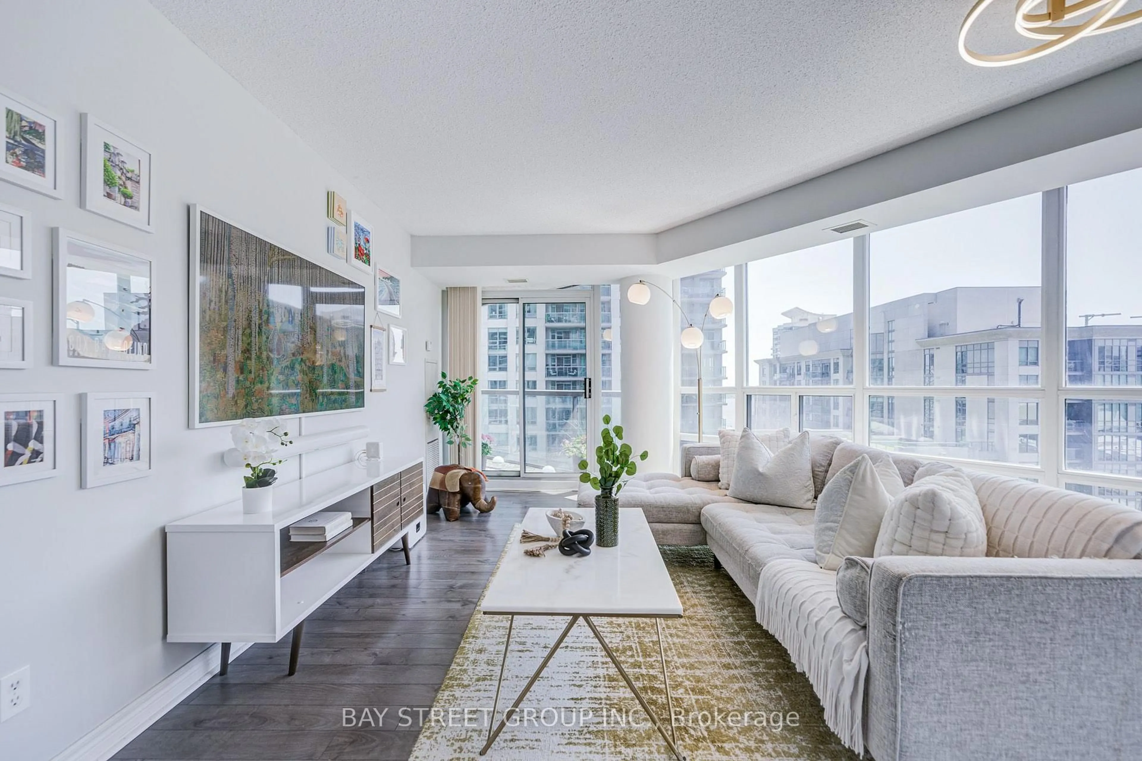 Living room with furniture, unknown for 30 Grand Trunk Cres #1811, Toronto Ontario M5J 3A4