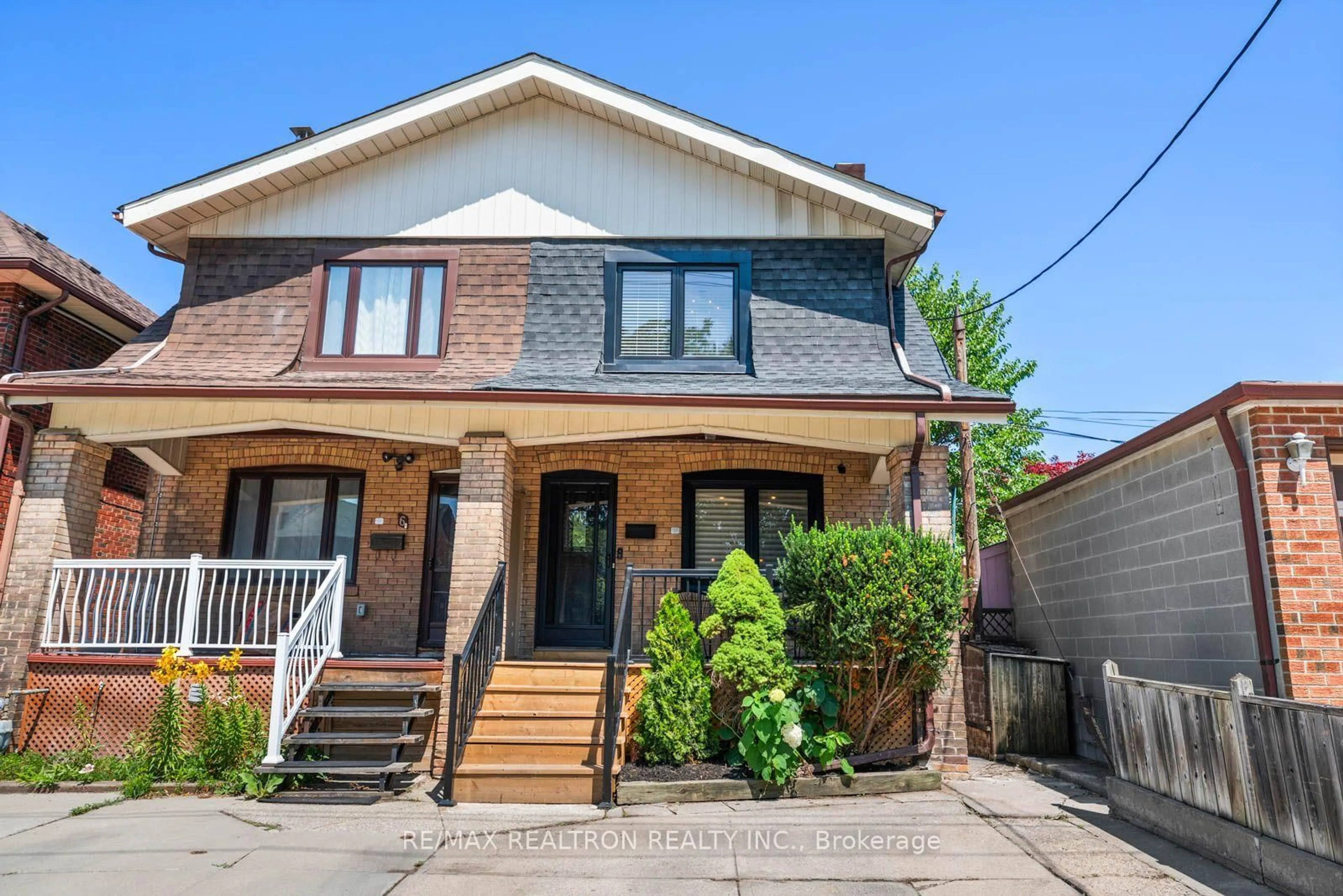 Home with brick exterior material, street for 4 Normanna Ave, Toronto Ontario M6C 1H2