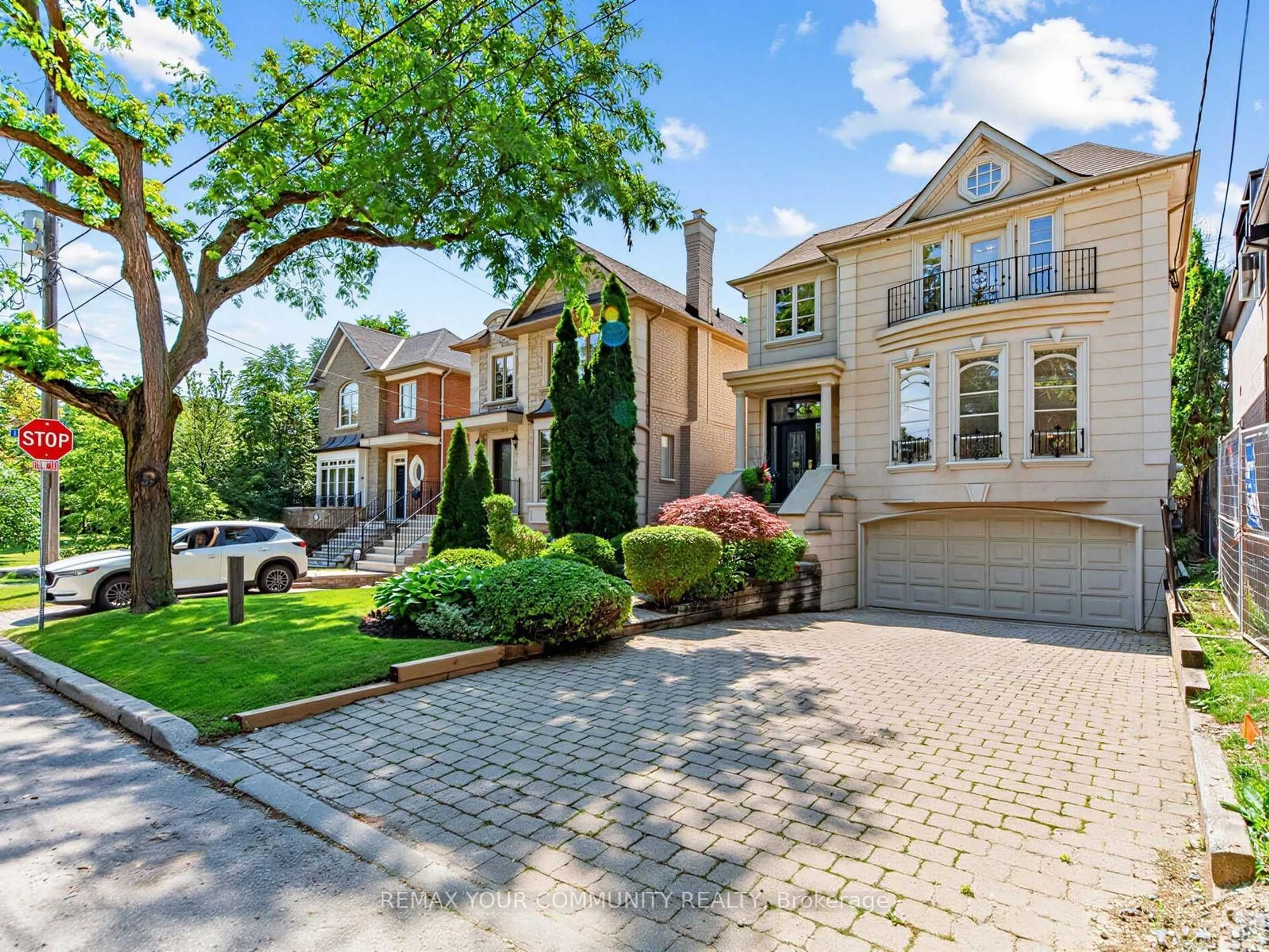 Home with brick exterior material, street for 477 Old Orchard Grve, Toronto Ontario M5M 2G3