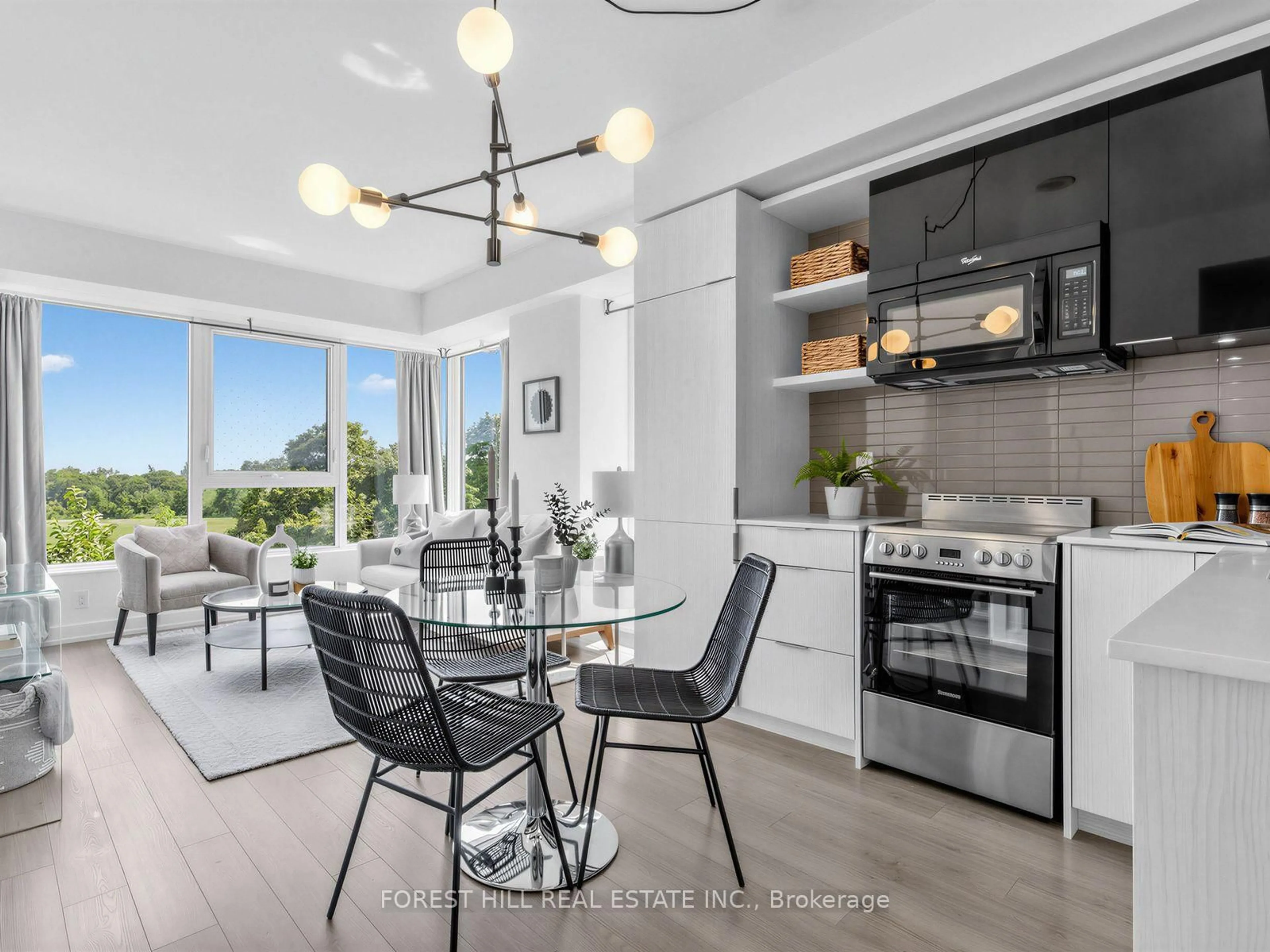 Open concept kitchen, ceramic/tile floor for 6 Parkwood Ave #313, Toronto Ontario M4V 2W8