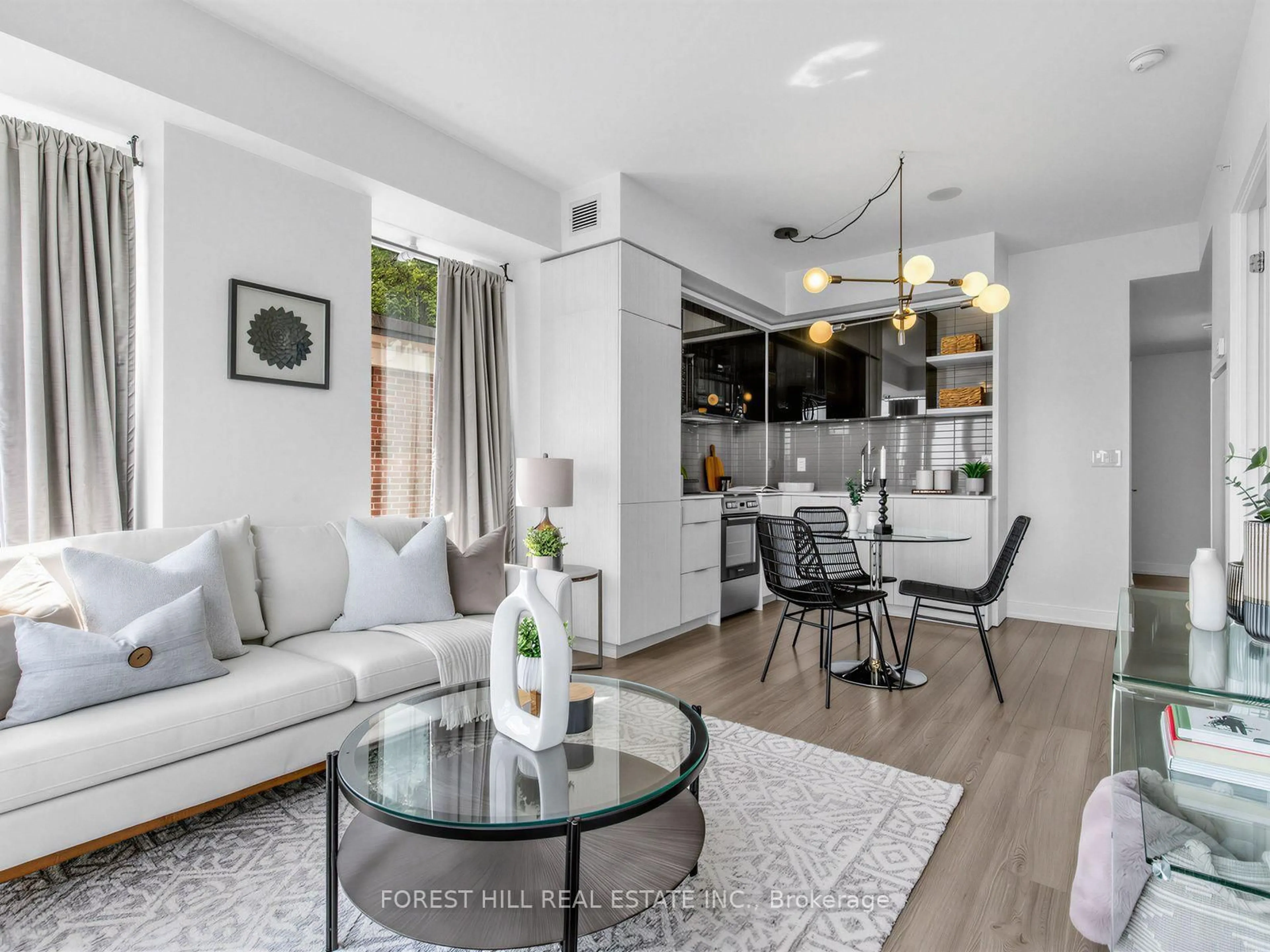 Living room with furniture, unknown for 6 Parkwood Ave #313, Toronto Ontario M4V 2W8