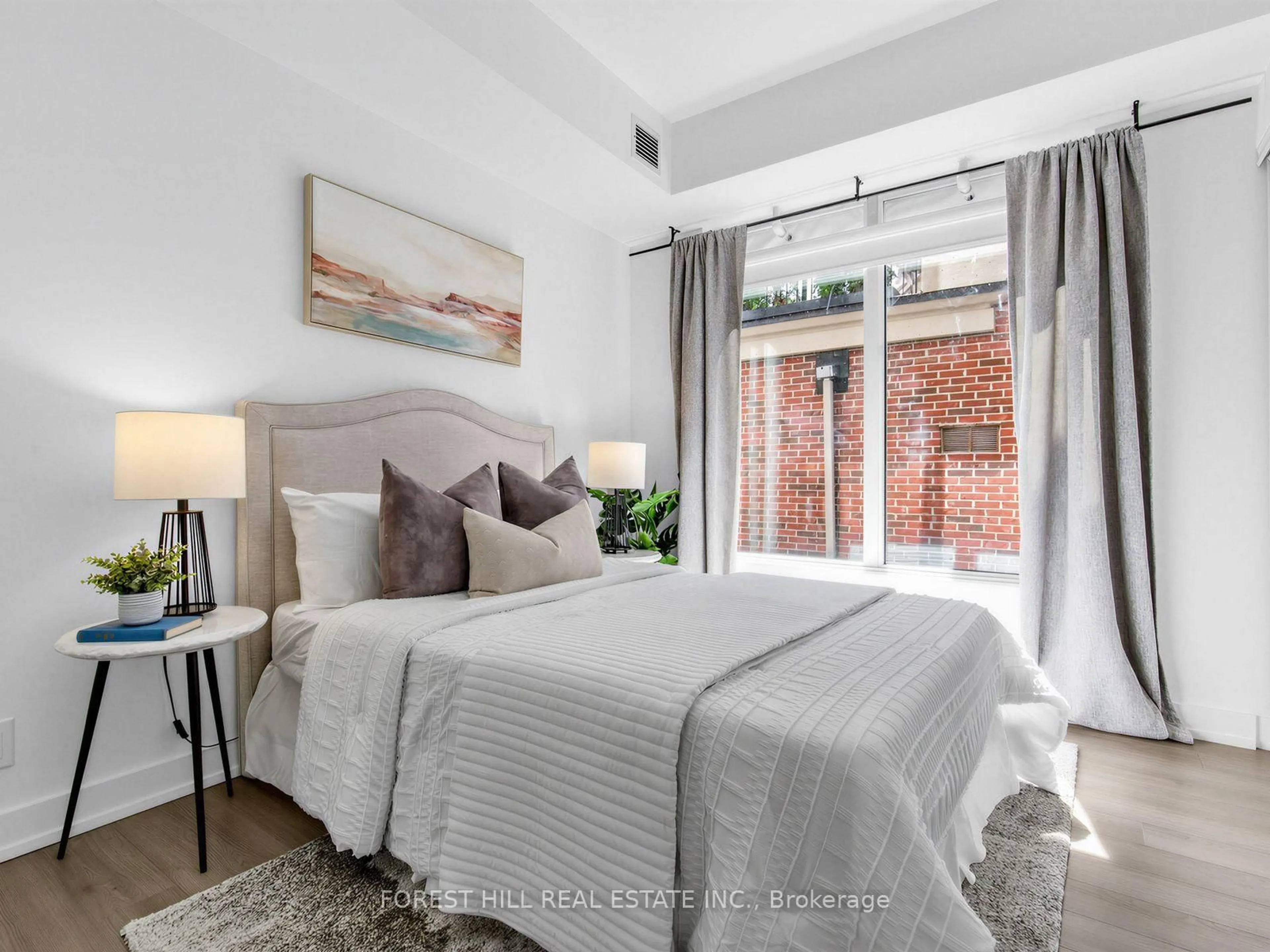 Bedroom with bed, unknown for 6 Parkwood Ave #313, Toronto Ontario M4V 2W8
