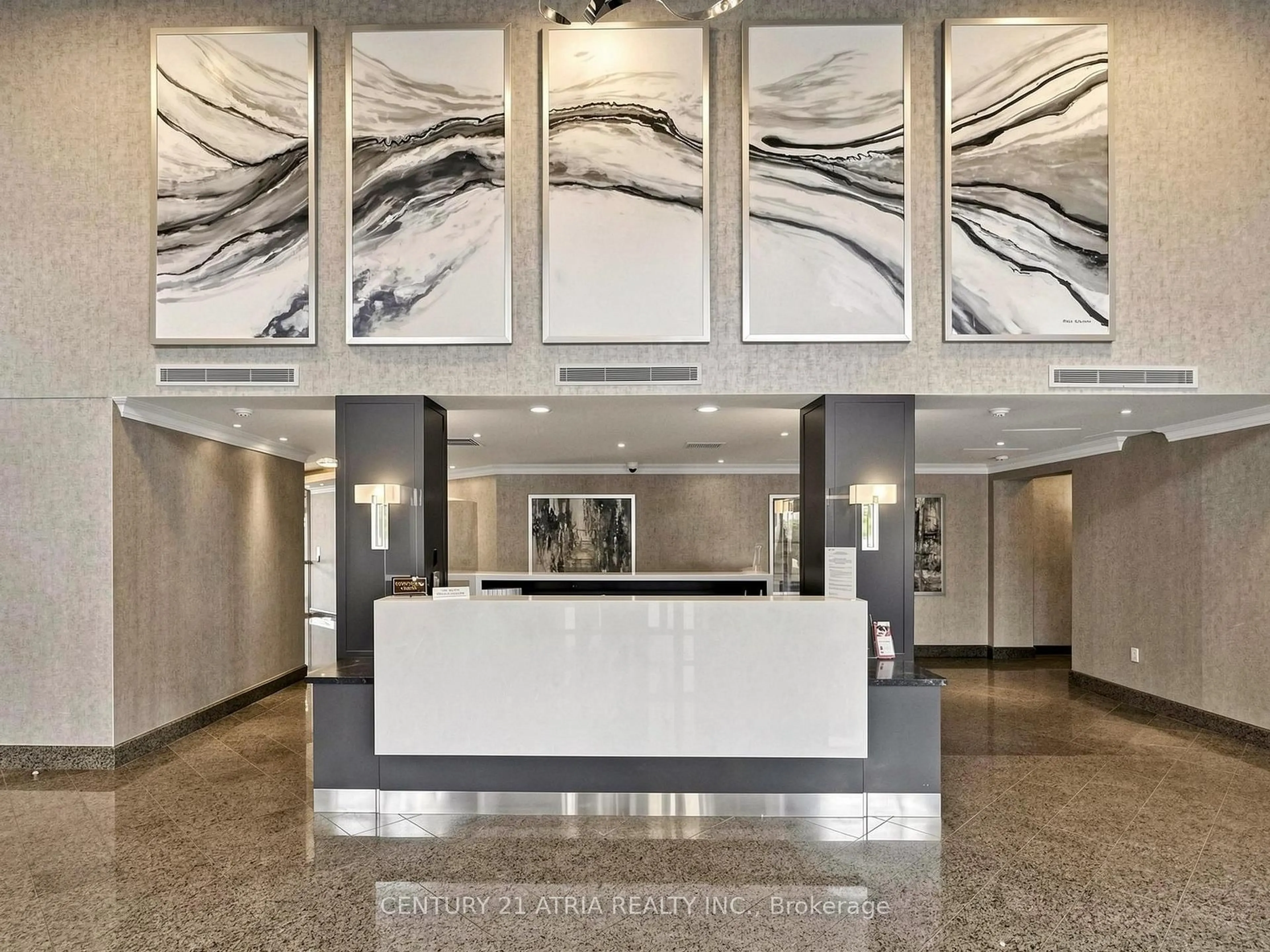 Lobby for 2 Clairtrell Rd #1110, Toronto Ontario M2N 7H5