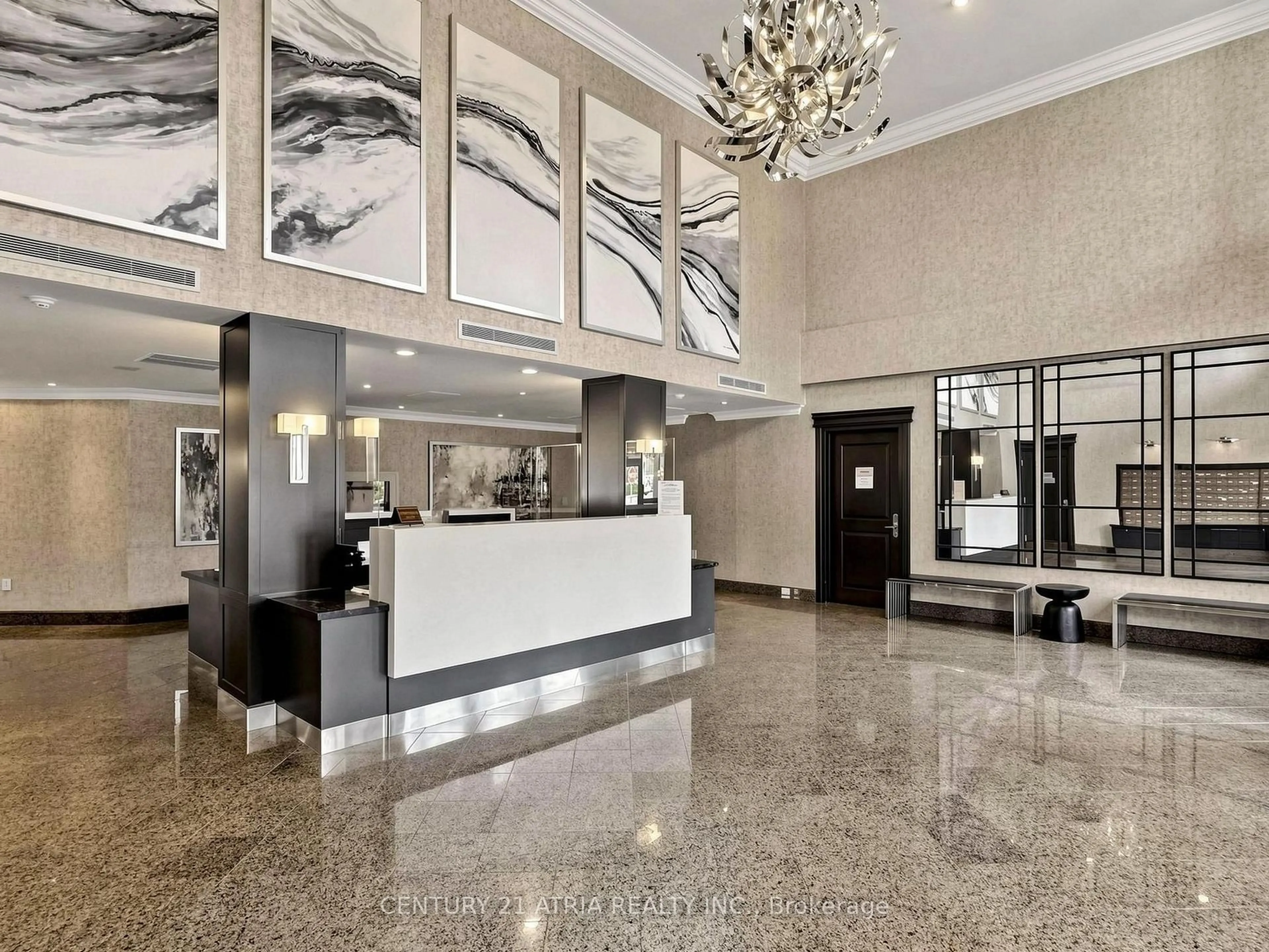 Lobby for 2 Clairtrell Rd #1110, Toronto Ontario M2N 7H5