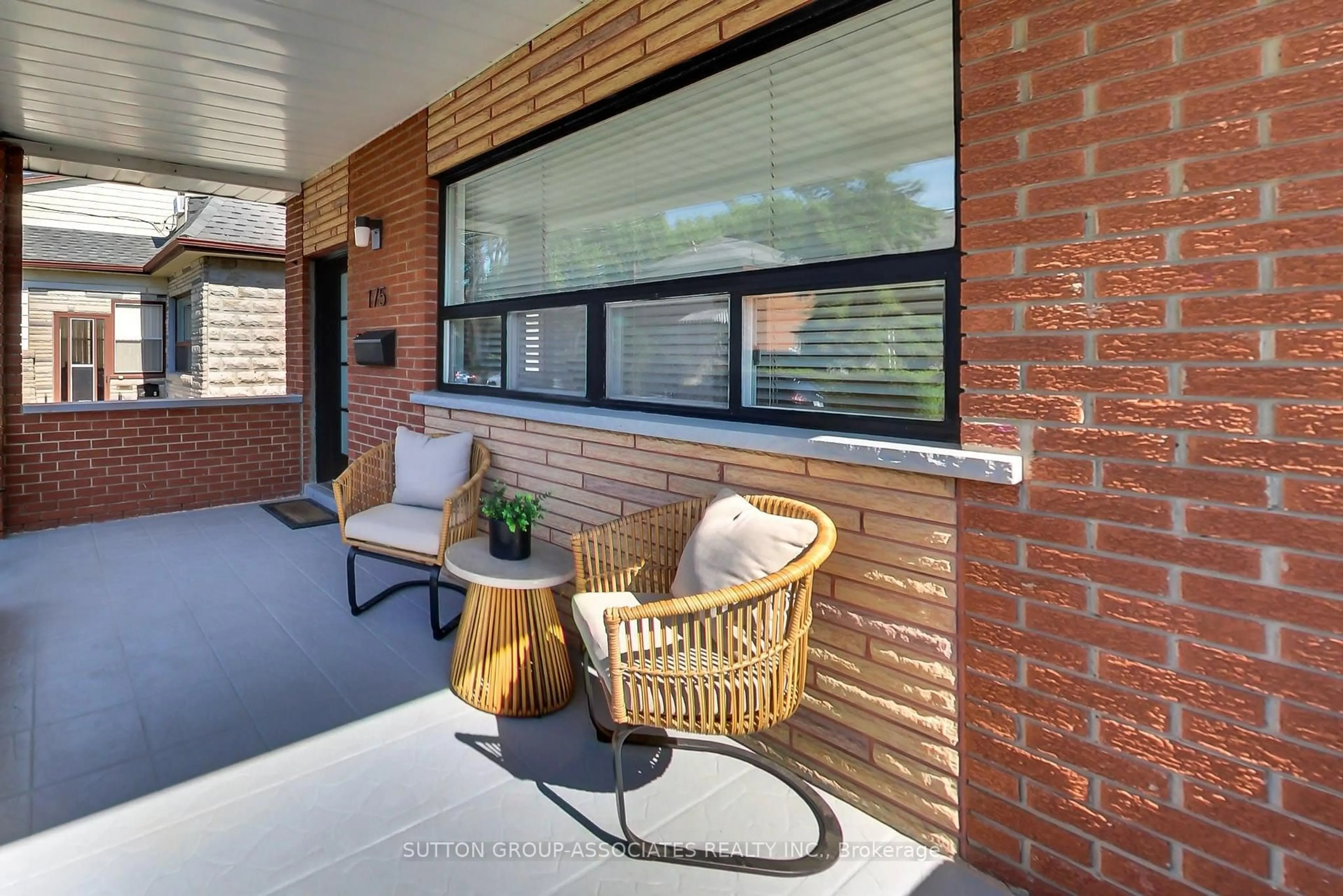 Patio, street for 175 Earlsdale Ave, Toronto Ontario M6E 1L3