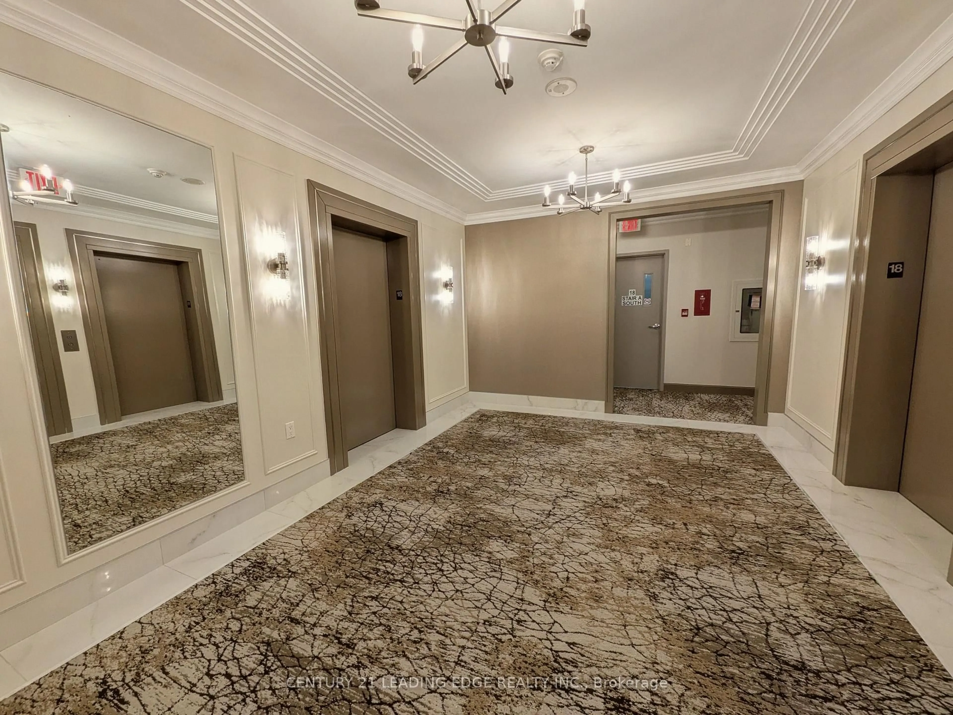 Indoor foyer for 133 Wynford Dr #1209, Toronto Ontario M3C 0J5