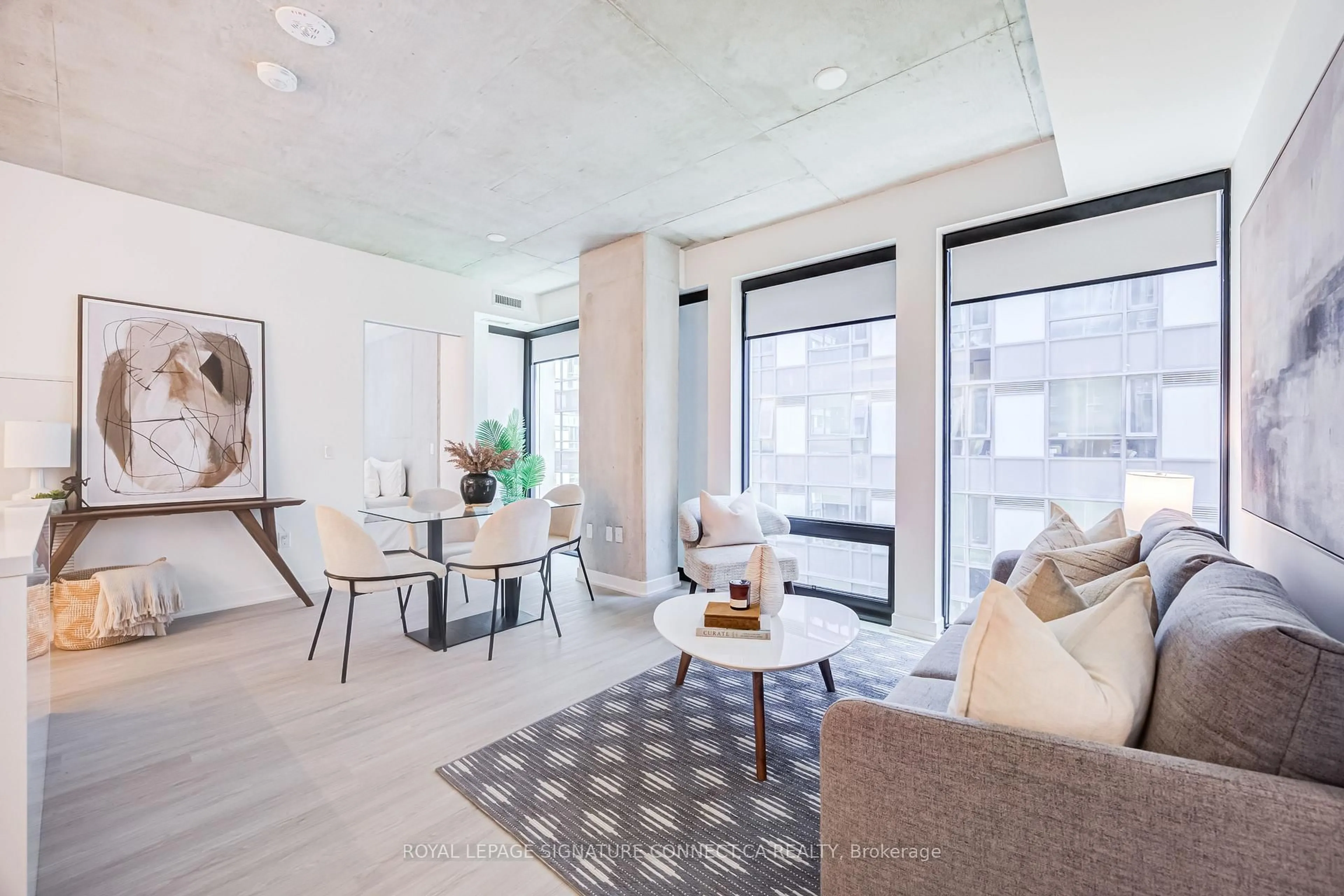 Living room with furniture, unknown for 284 King St #507, Toronto Ontario M5A 0K3