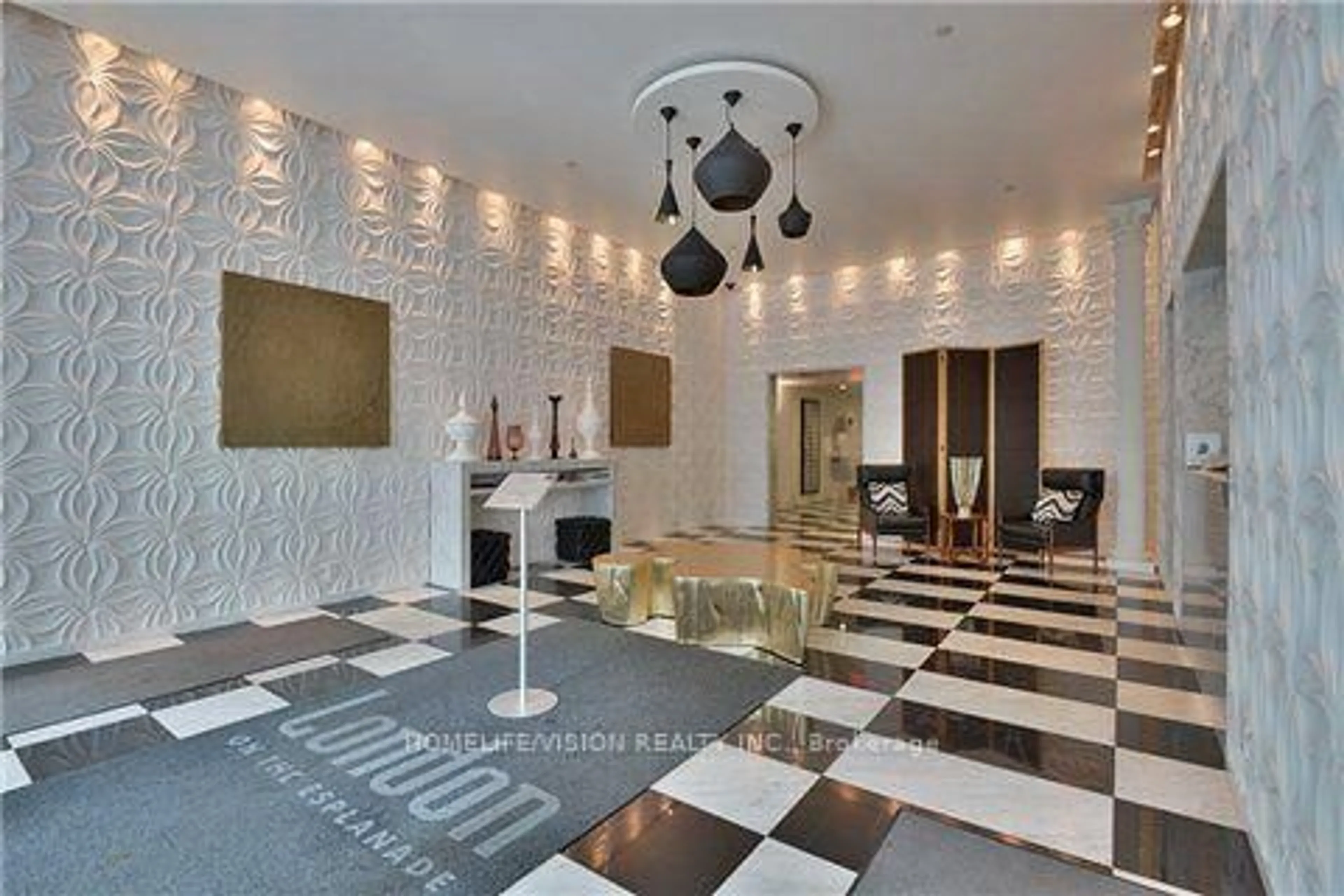 Lobby for 1 Scott St #610, Toronto Ontario M5E 1A1