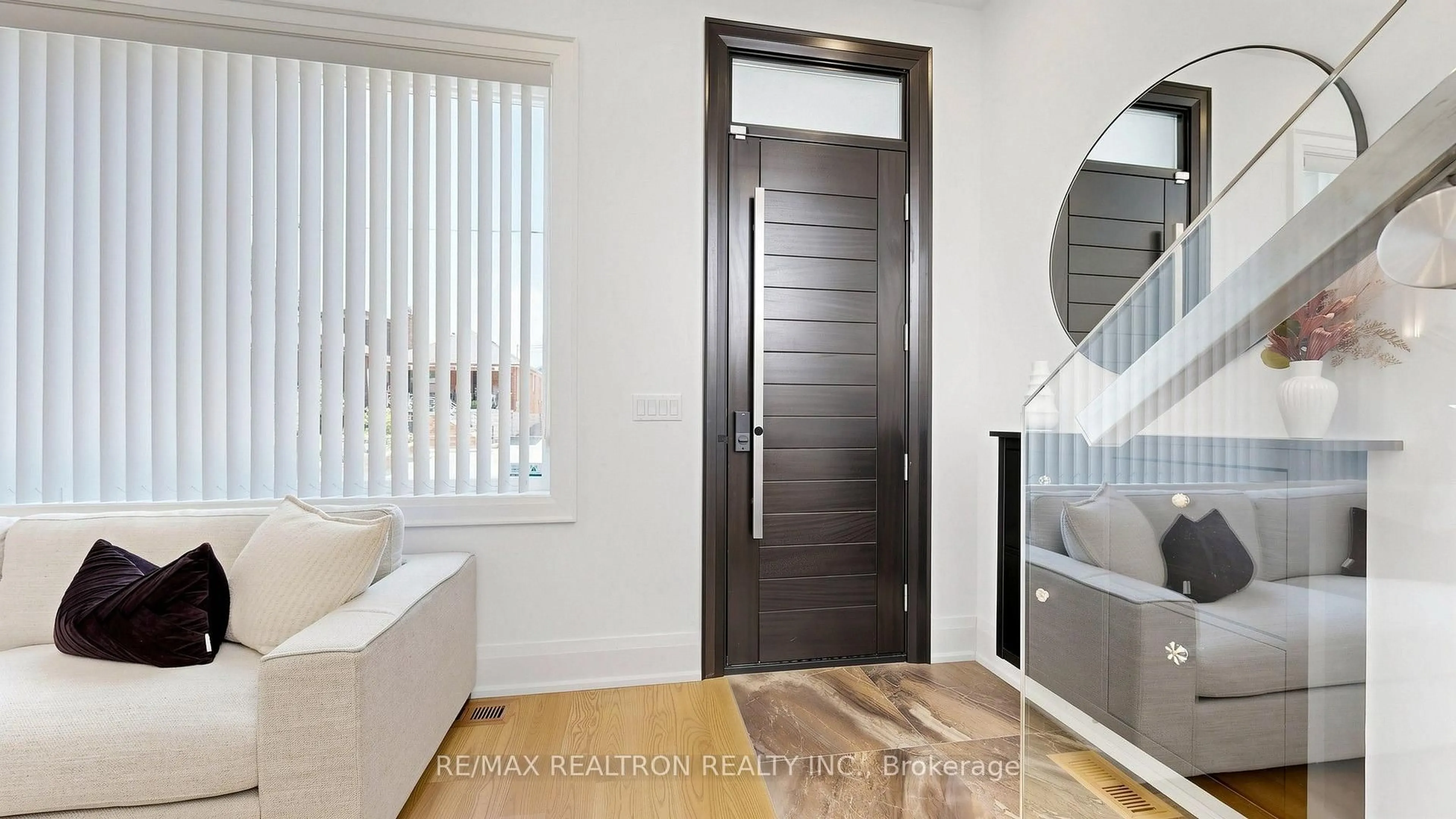 Contemporary bathroom, ceramic/tile floor for 443 Northcliffe Blvd, Toronto Ontario M6E 3L3