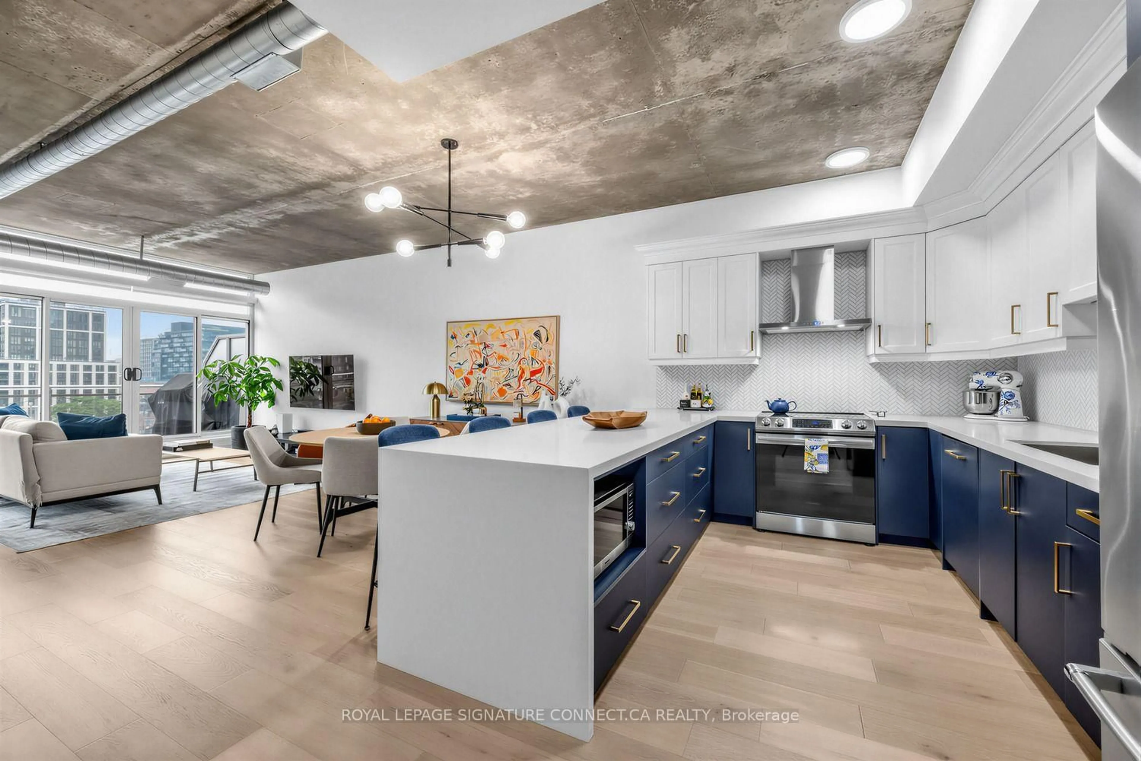 Open concept kitchen, unknown for 66 Portland St #PH806, Toronto Ontario M5V 2M6
