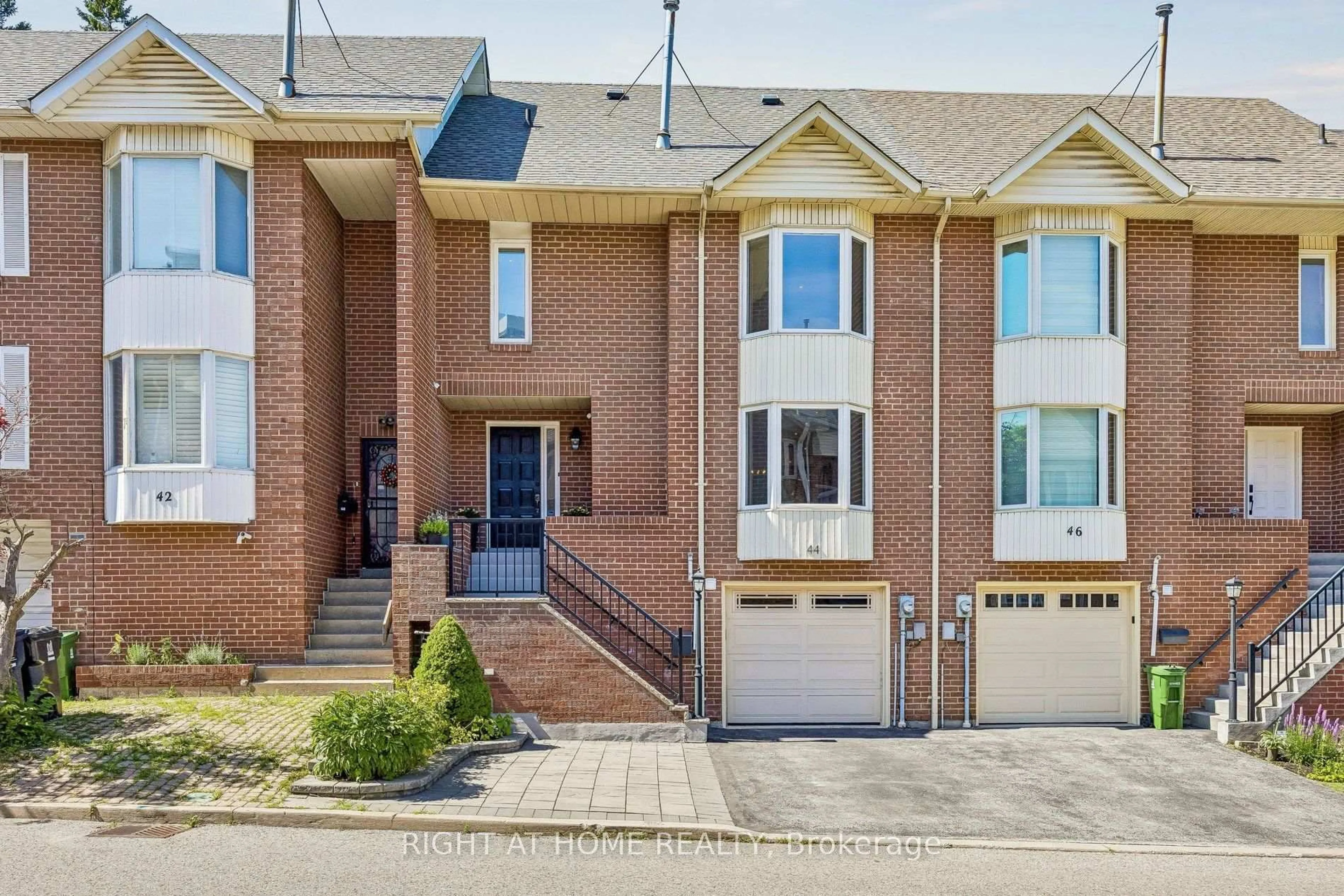 Home with brick exterior material, street for 44 Protea Gdns, Toronto Ontario M2K 2W6