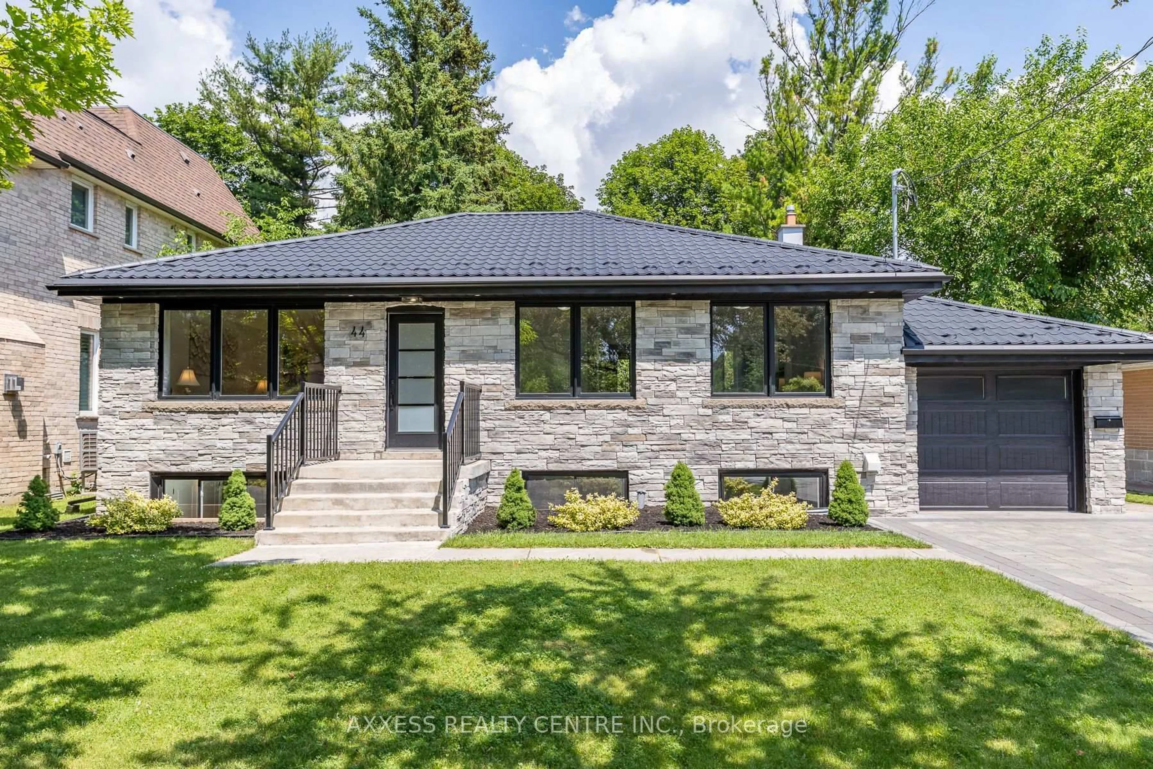 Home with brick exterior material, street for 44 Transwell Ave, Toronto Ontario M2R 2J8