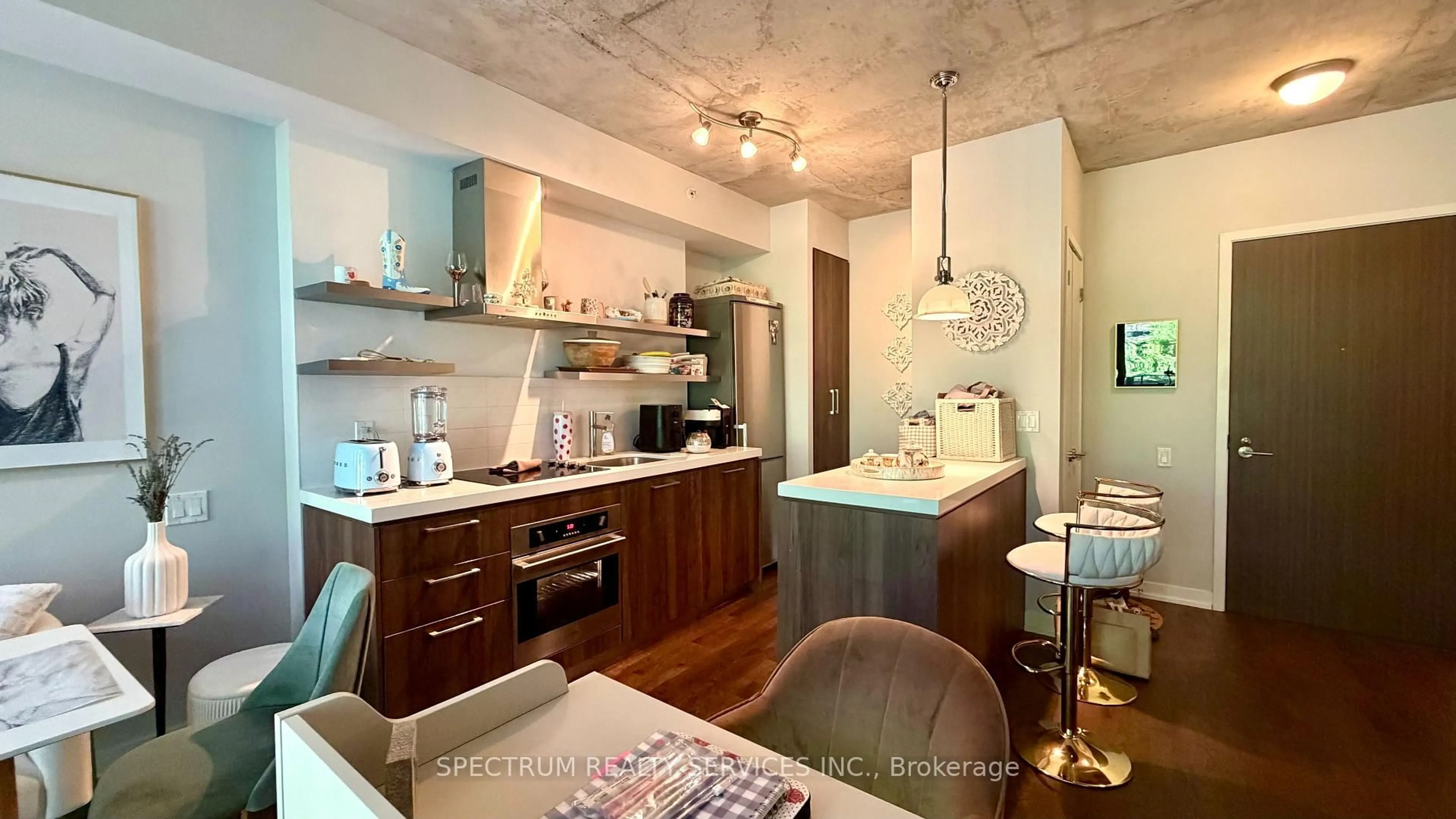 Open concept kitchen, unknown for 560 King St #201, Toronto Ontario M5V 2N2