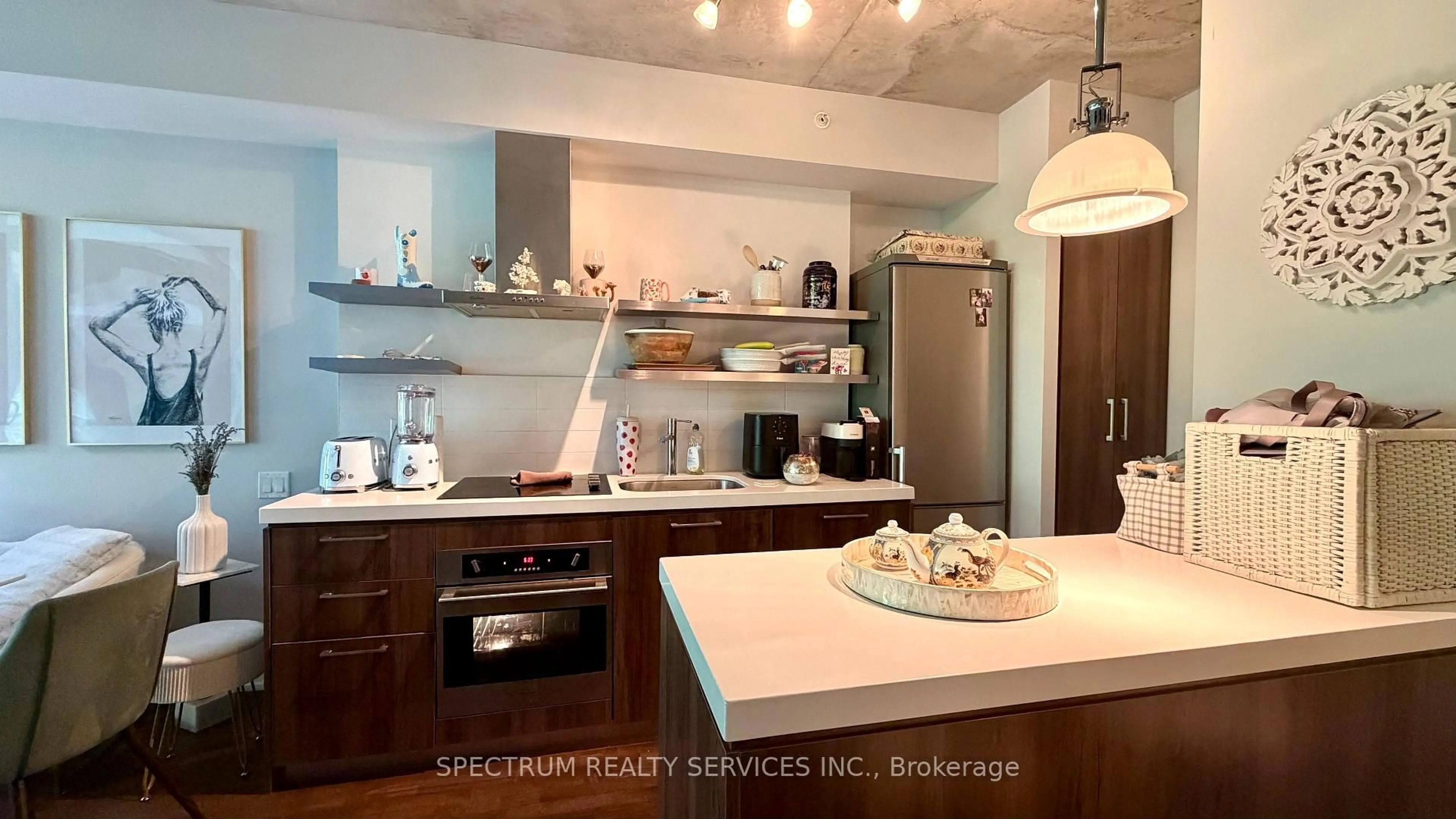 Open concept kitchen, unknown for 560 King St #201, Toronto Ontario M5V 2N2