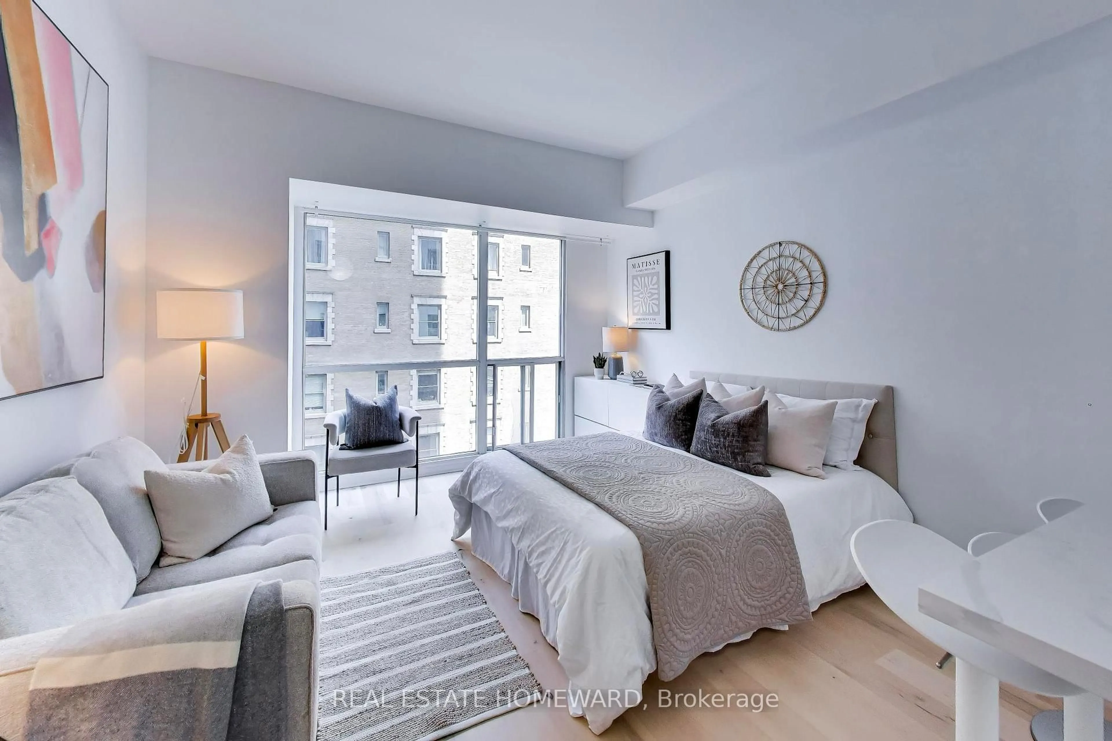 Bedroom with bed, unknown for 7 King St #602, Toronto Ontario M5C 3C5