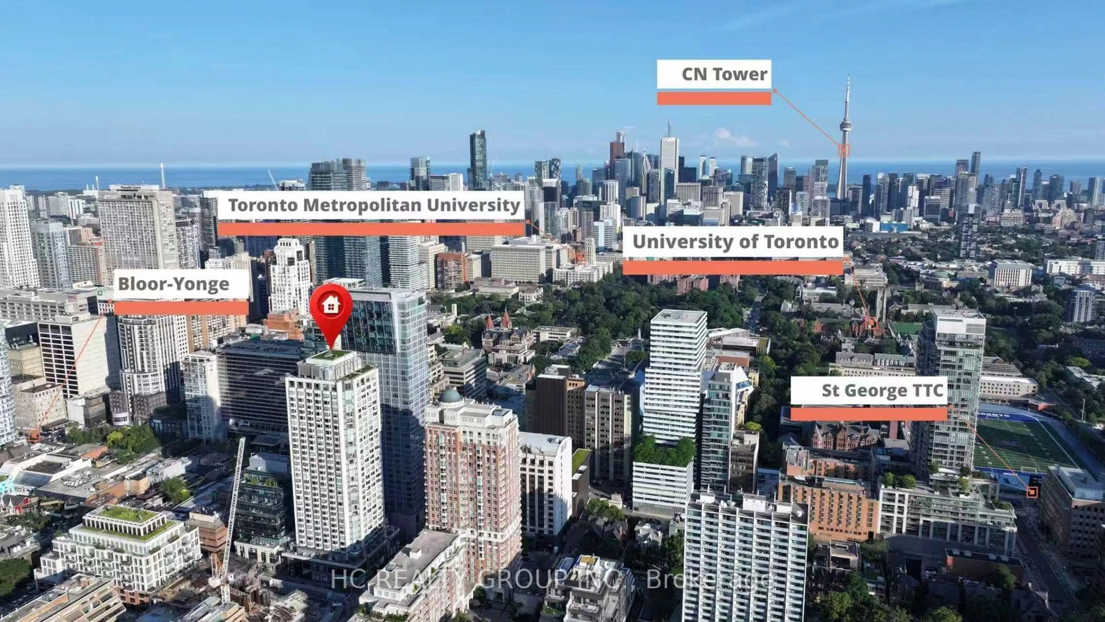 Picture of a map for 155 Yorkville Ave #2014, Toronto Ontario M5R 0B4